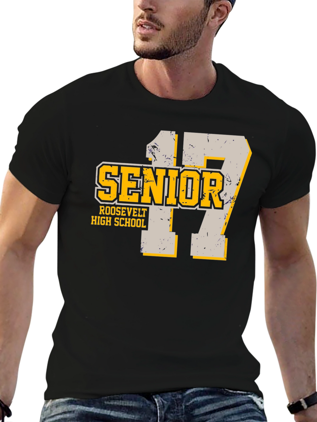 Senior 17 T-Shirt - Roosevelt High School