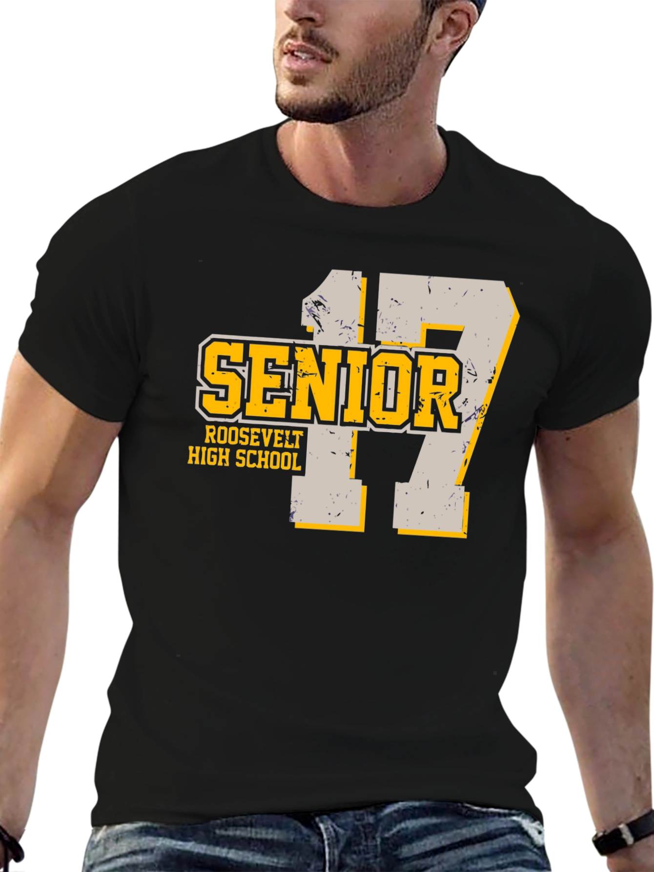 Senior 17 T-Shirt - Roosevelt High School
