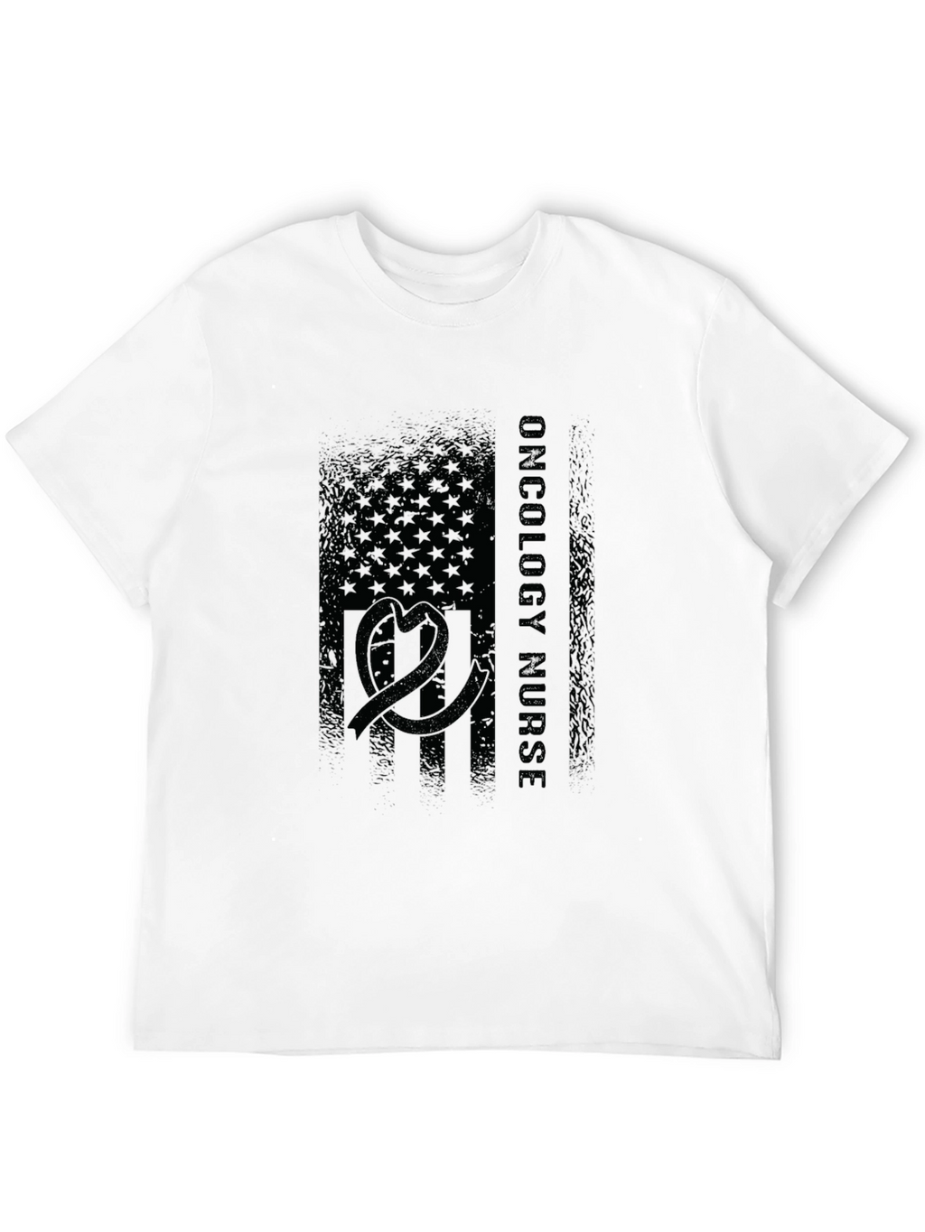 Oncology Nurse American Flag T-Shirt