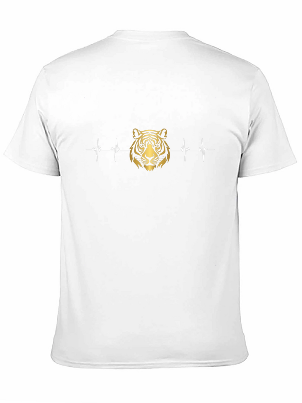 Black Tiger Heartbeat Graphic Tee