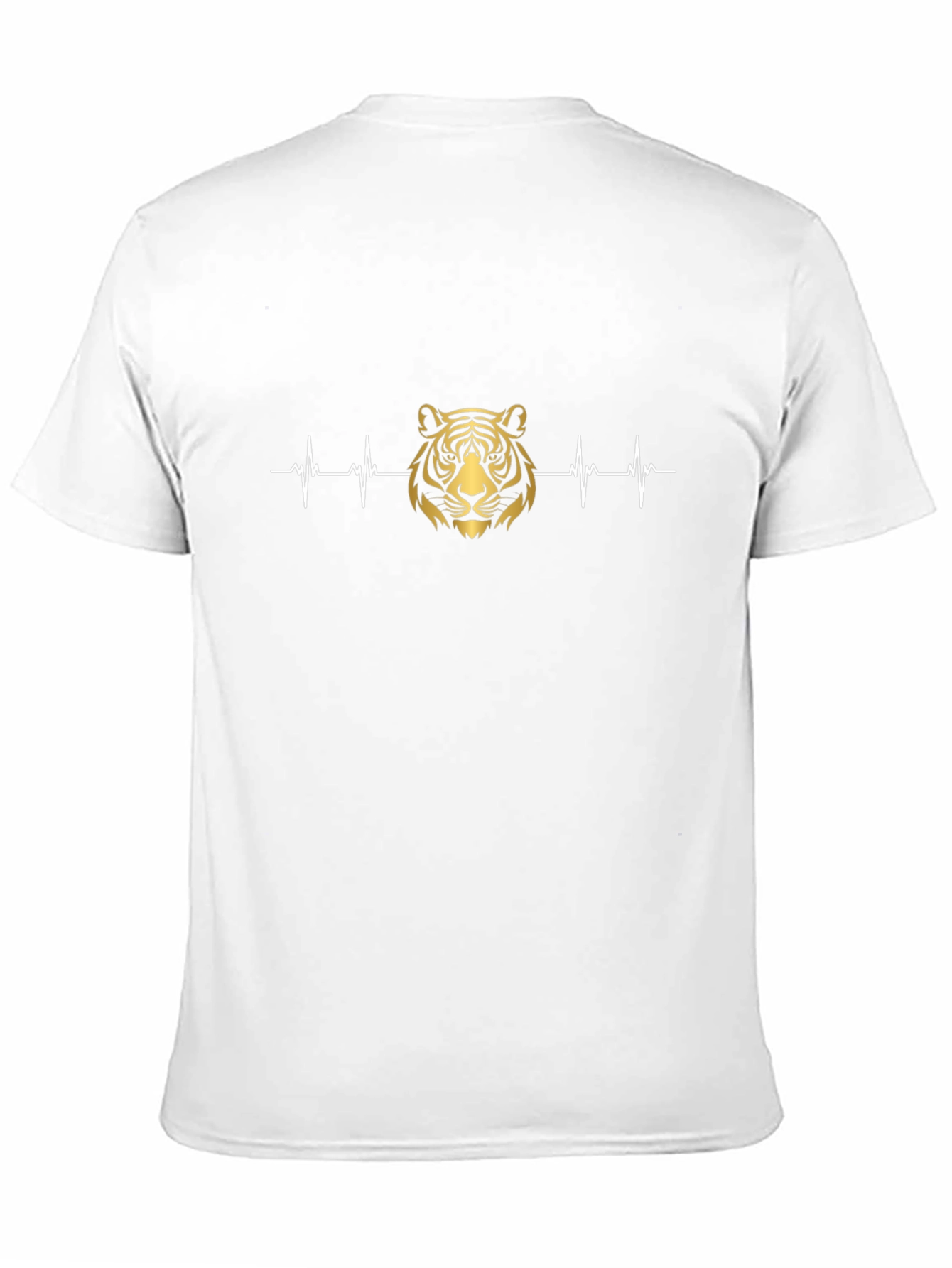 Black Tiger Heartbeat Graphic Tee