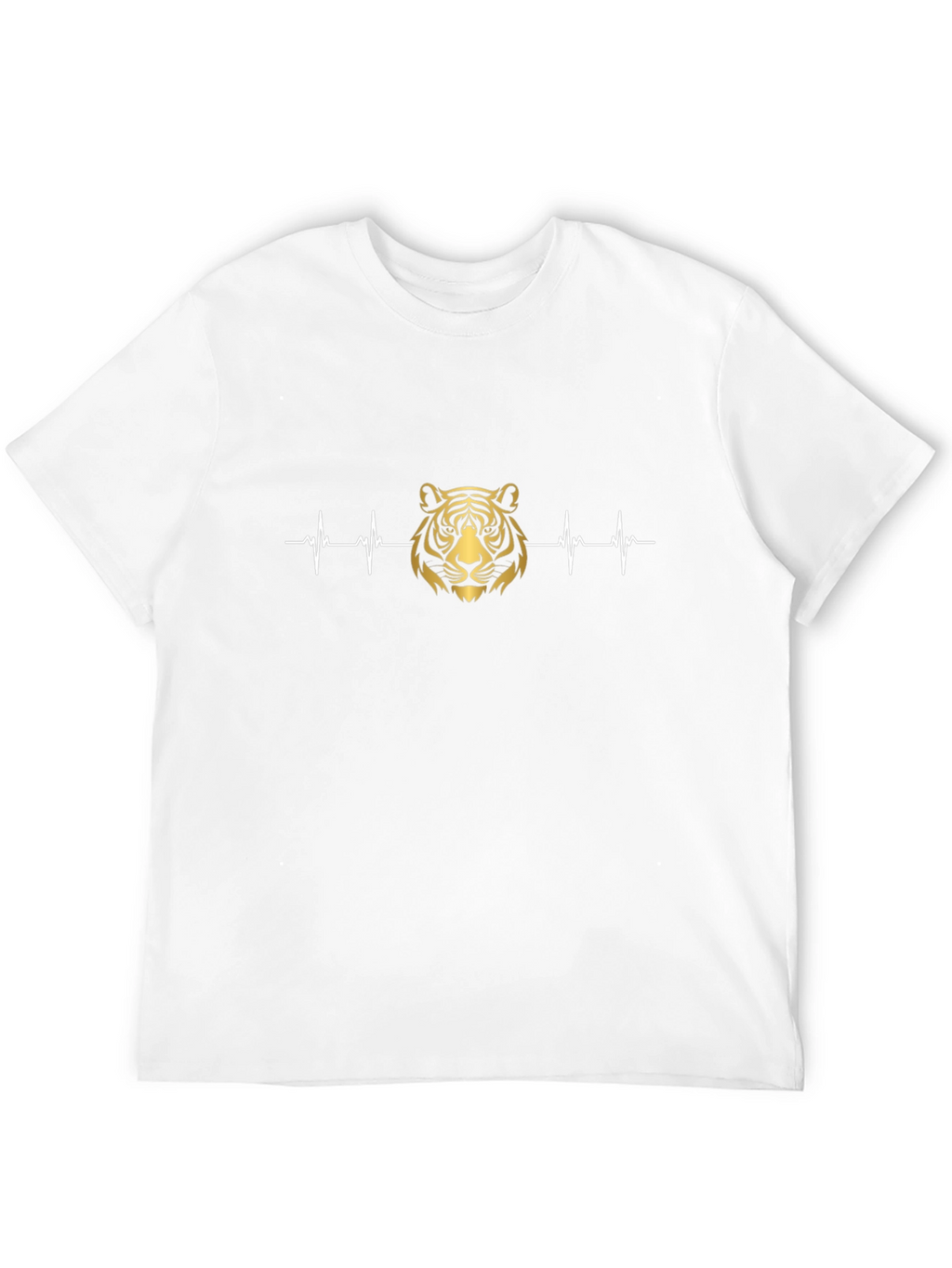 Black Tiger Heartbeat Graphic Tee