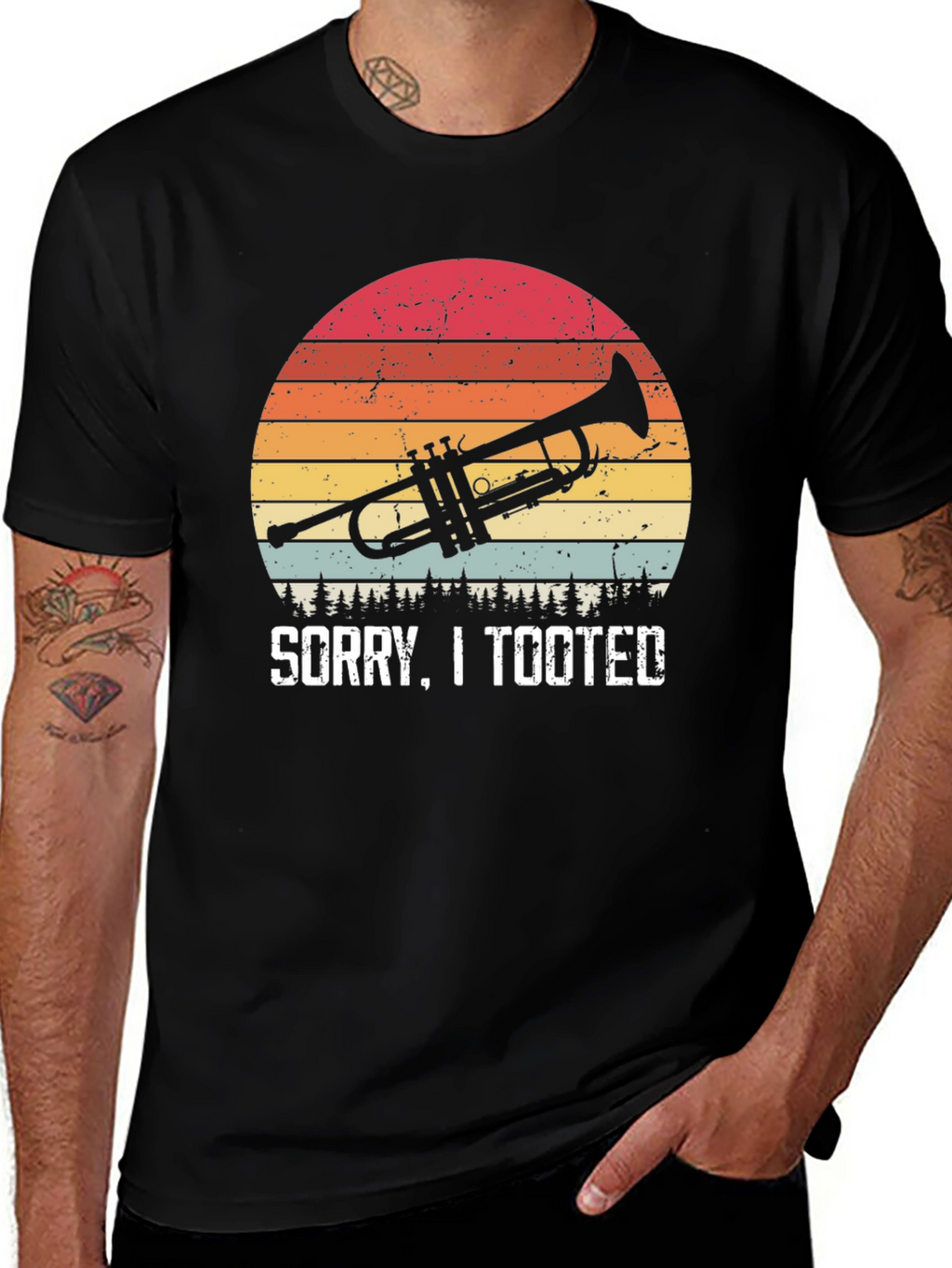 Sorry I Tooted Trumpet T-Shirt