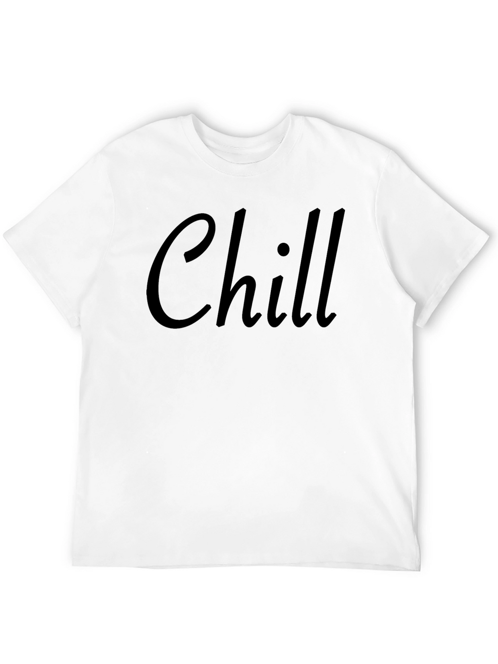Chill Black T-Shirt Casual Wear