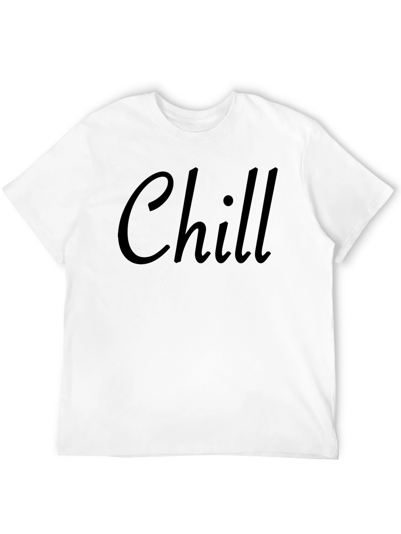 Chill Black T-Shirt Casual Wear