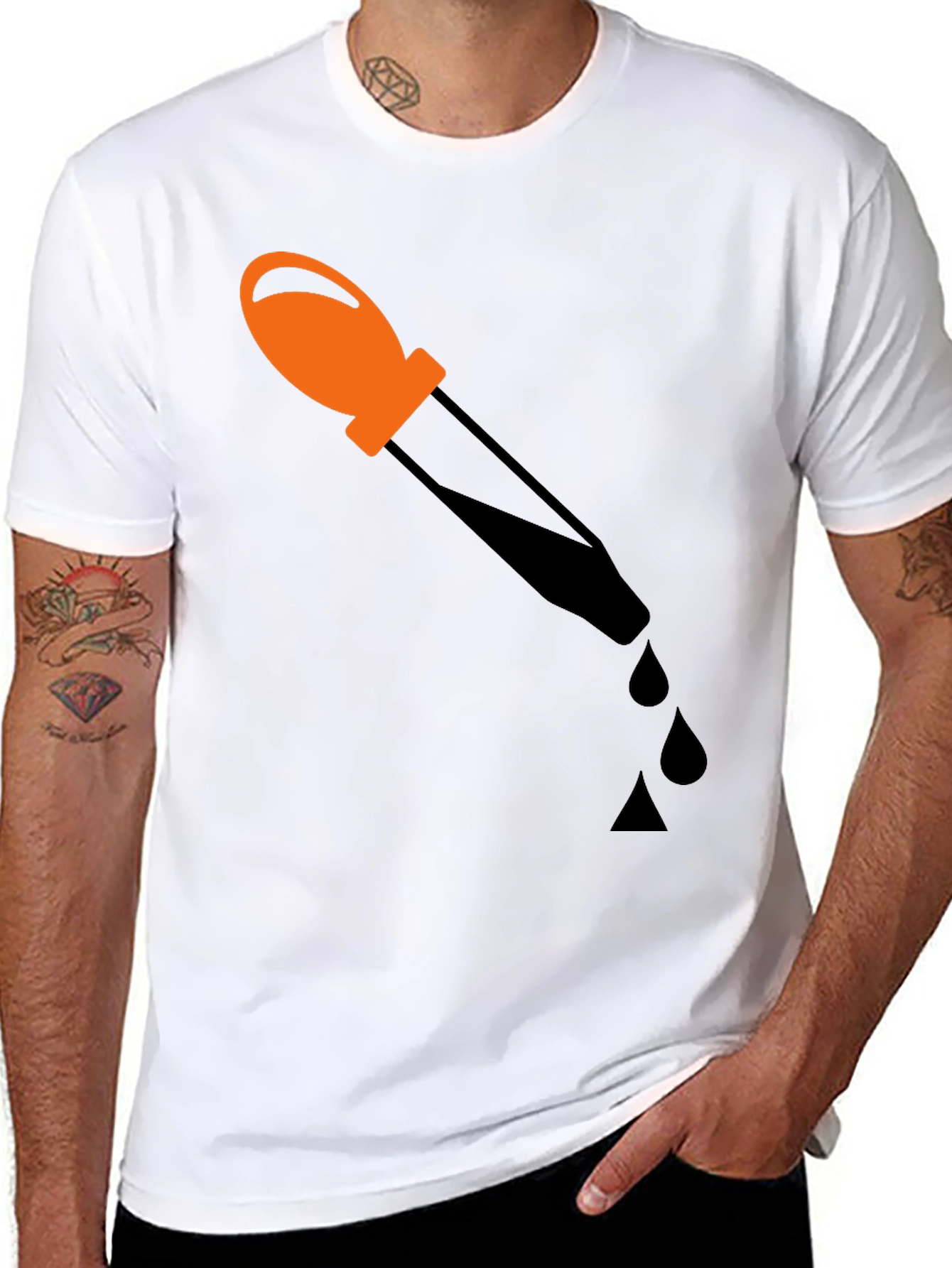 Dropper Graphic Tee - Cool Science Shirt