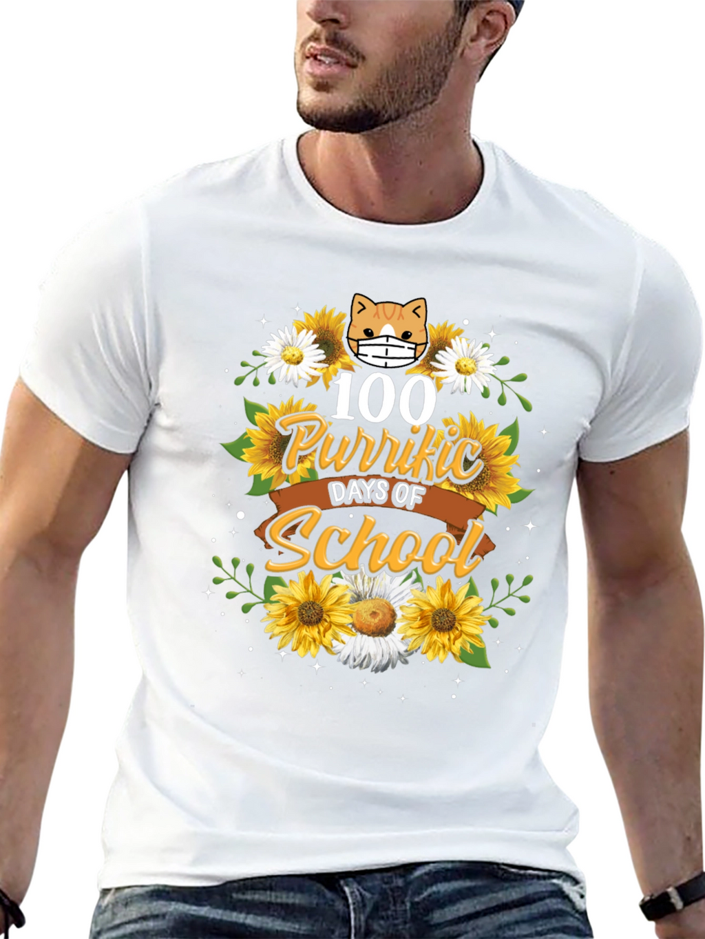 100 Purr-fect Days of School T-Shirt