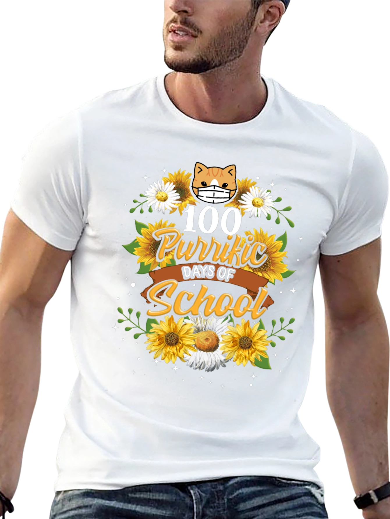 100 Purr-fect Days of School T-Shirt