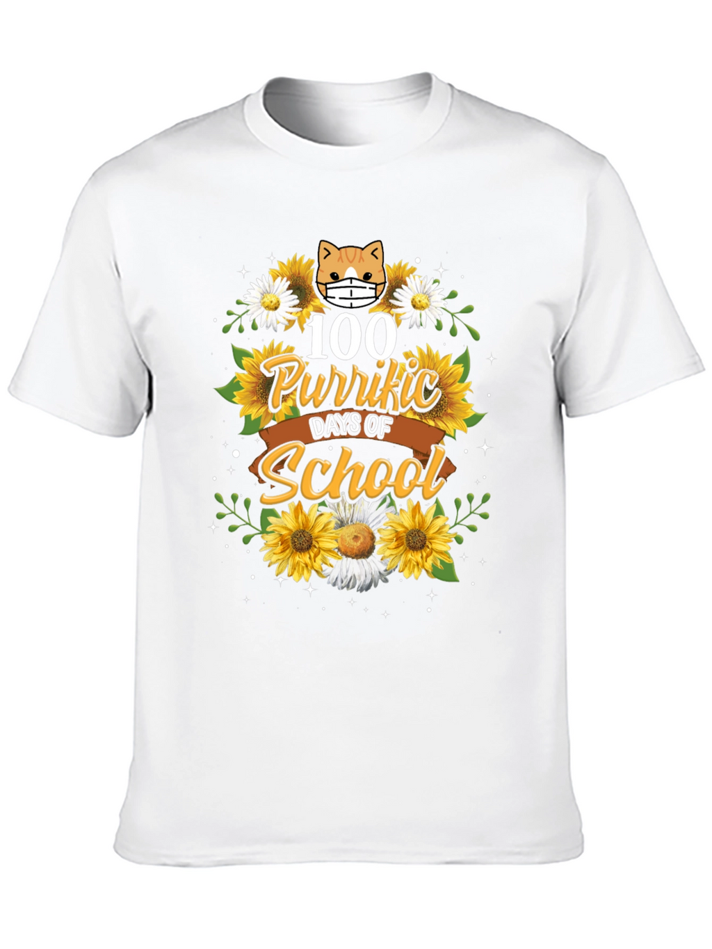 100 Purr-fect Days of School T-Shirt