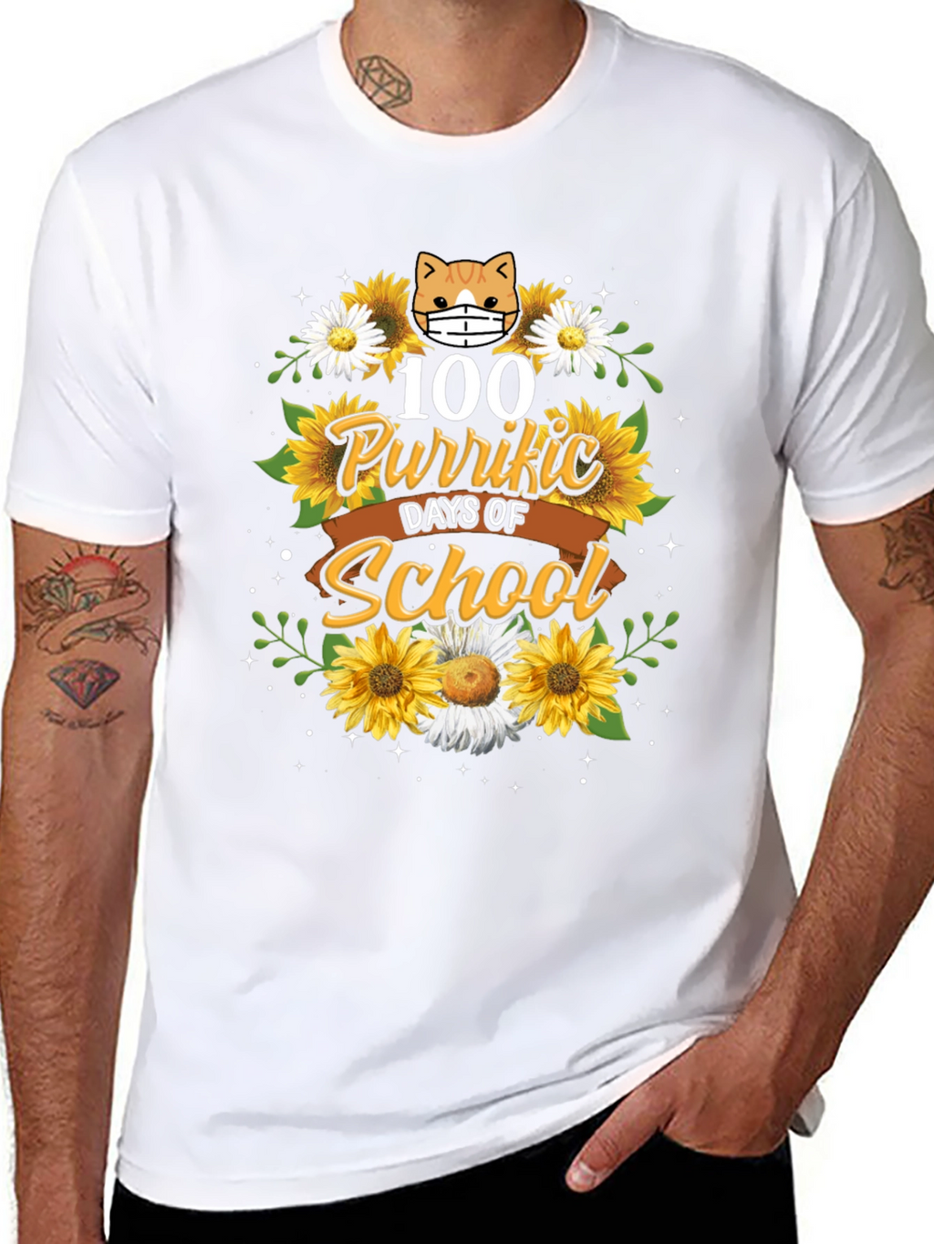 100 Purr-fect Days of School T-Shirt