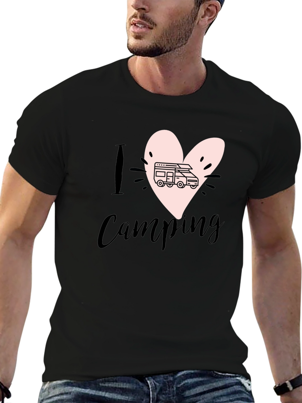 I Love Camping Graphic T-Shirt