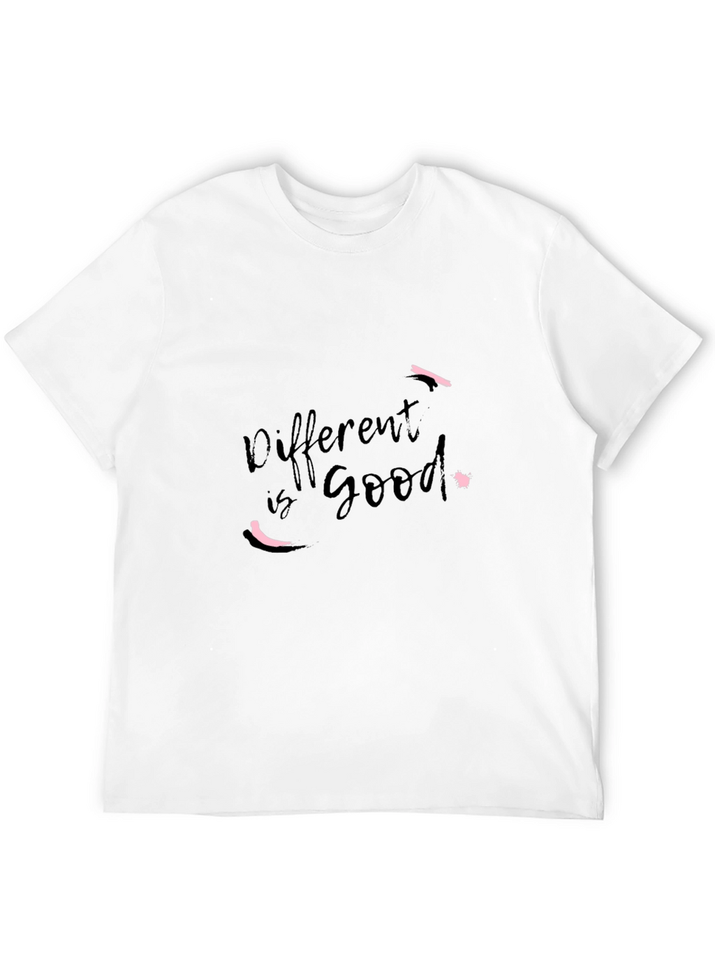 Different is Good Graphic T-Shirt - Black