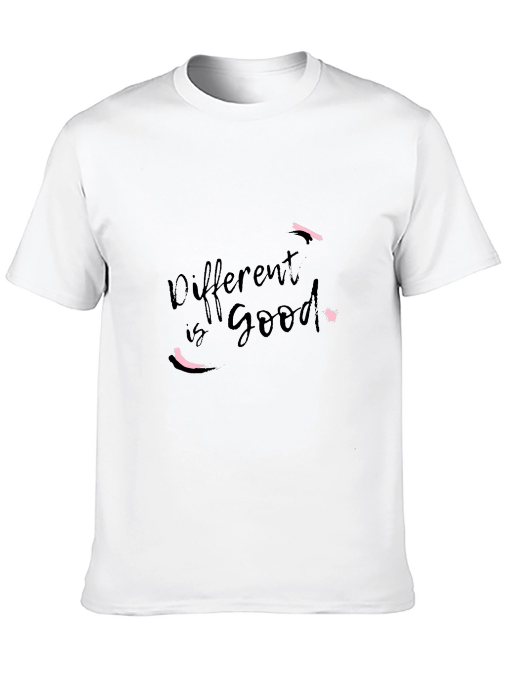 Different is Good Graphic T-Shirt - Black