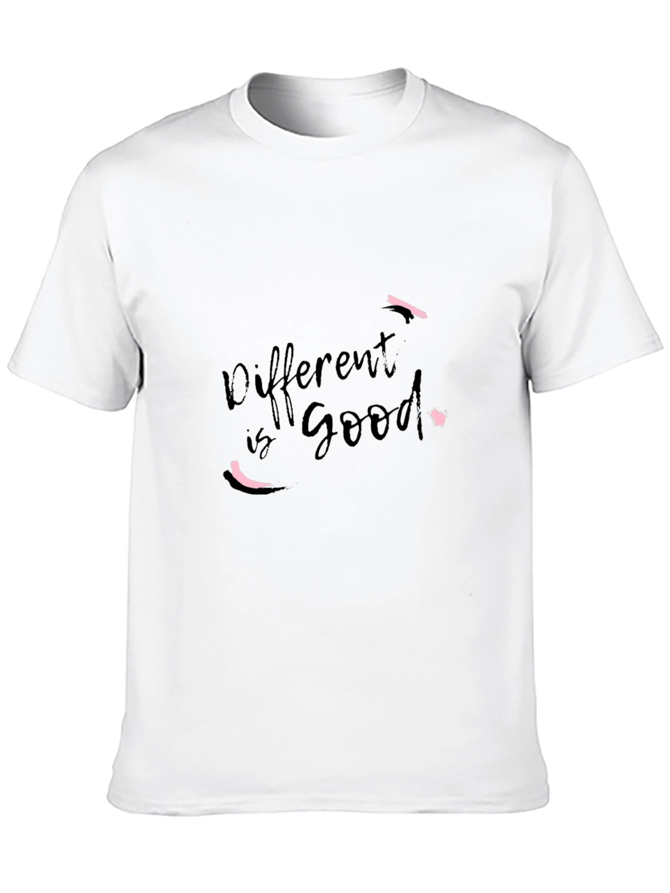 Different is Good Graphic T-Shirt - Black