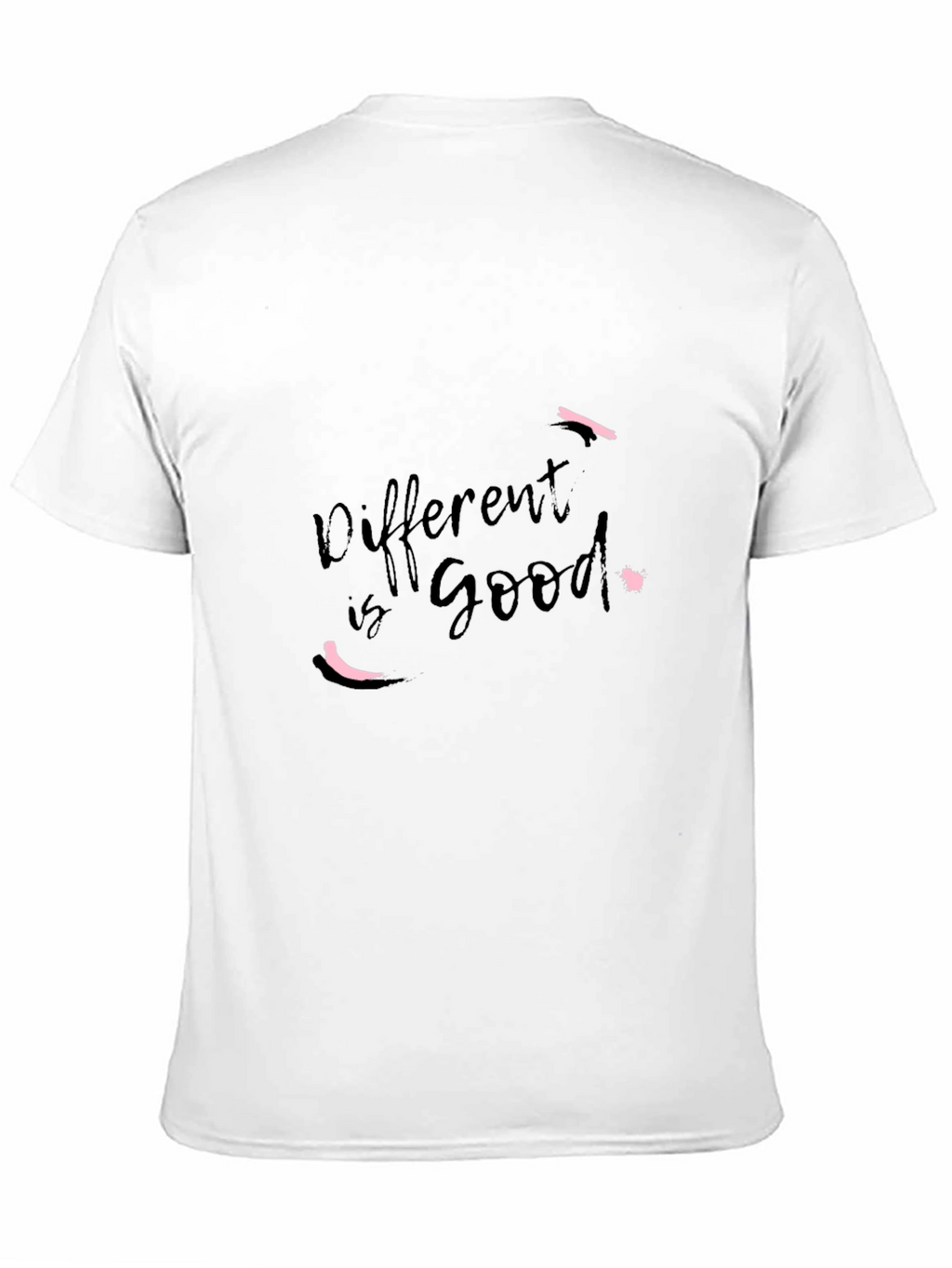 Different is Good Graphic T-Shirt - Black