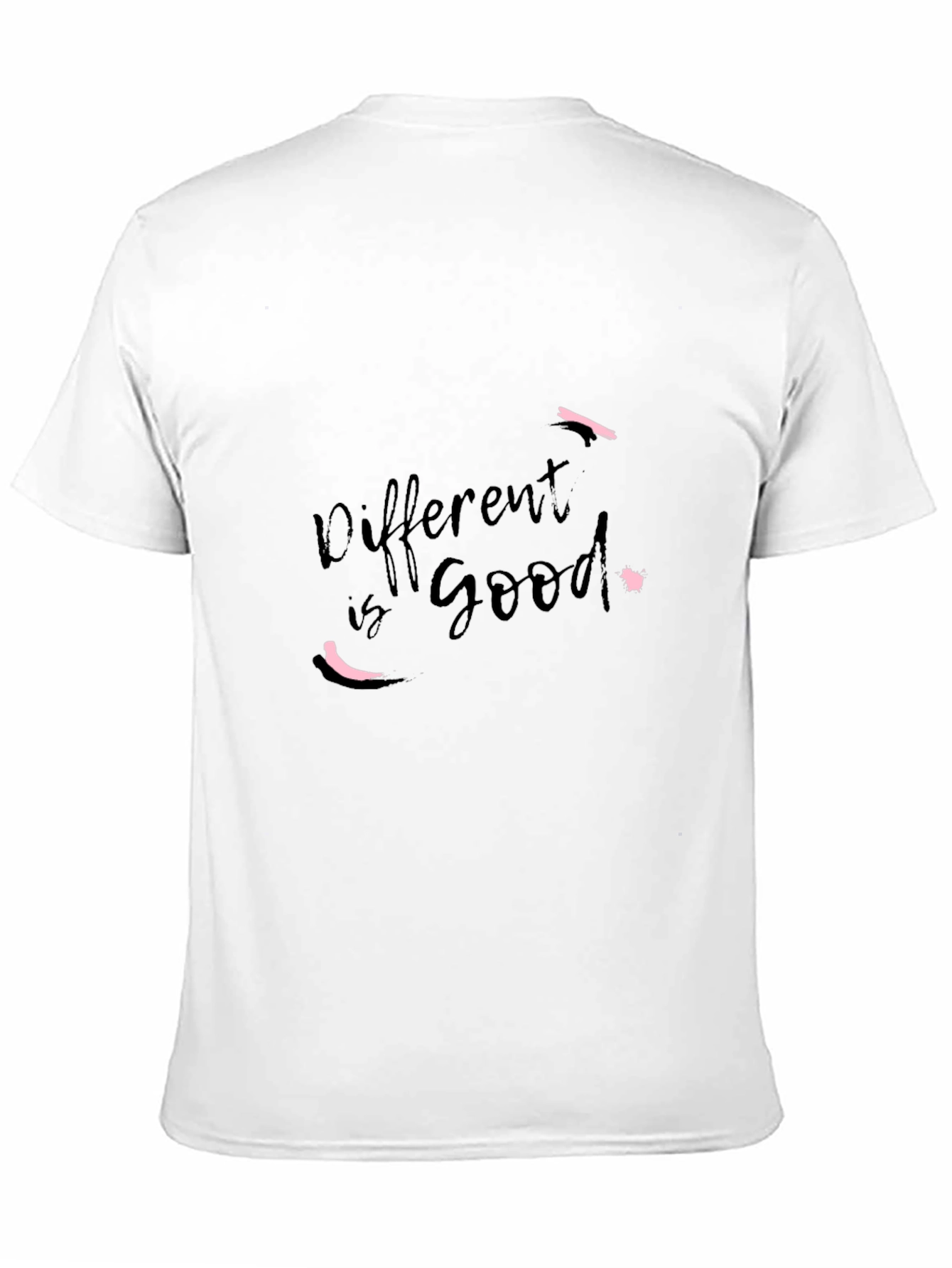 Different is Good Graphic T-Shirt - Black