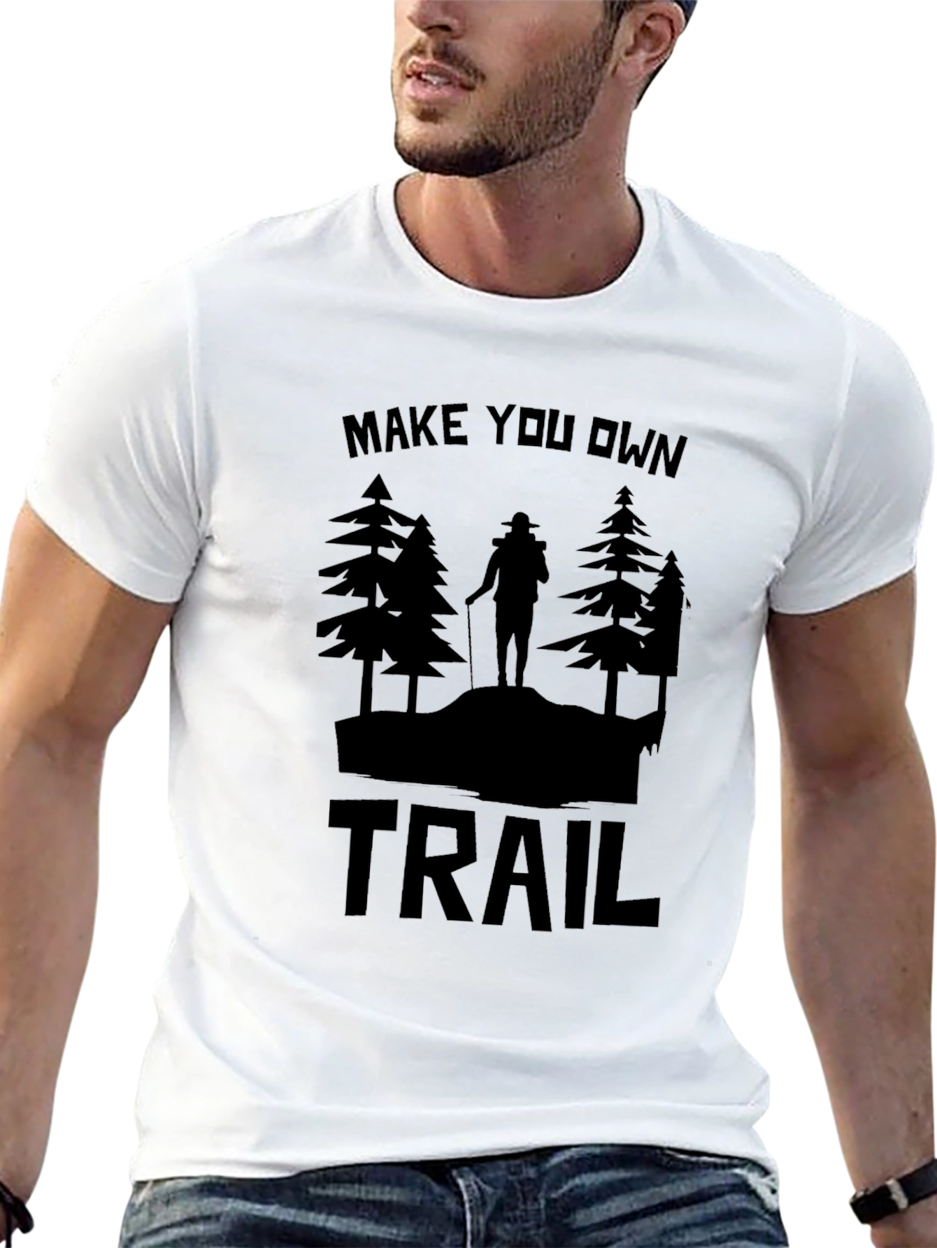 Make Your Own Trail Hiker Graphic T-Shirt