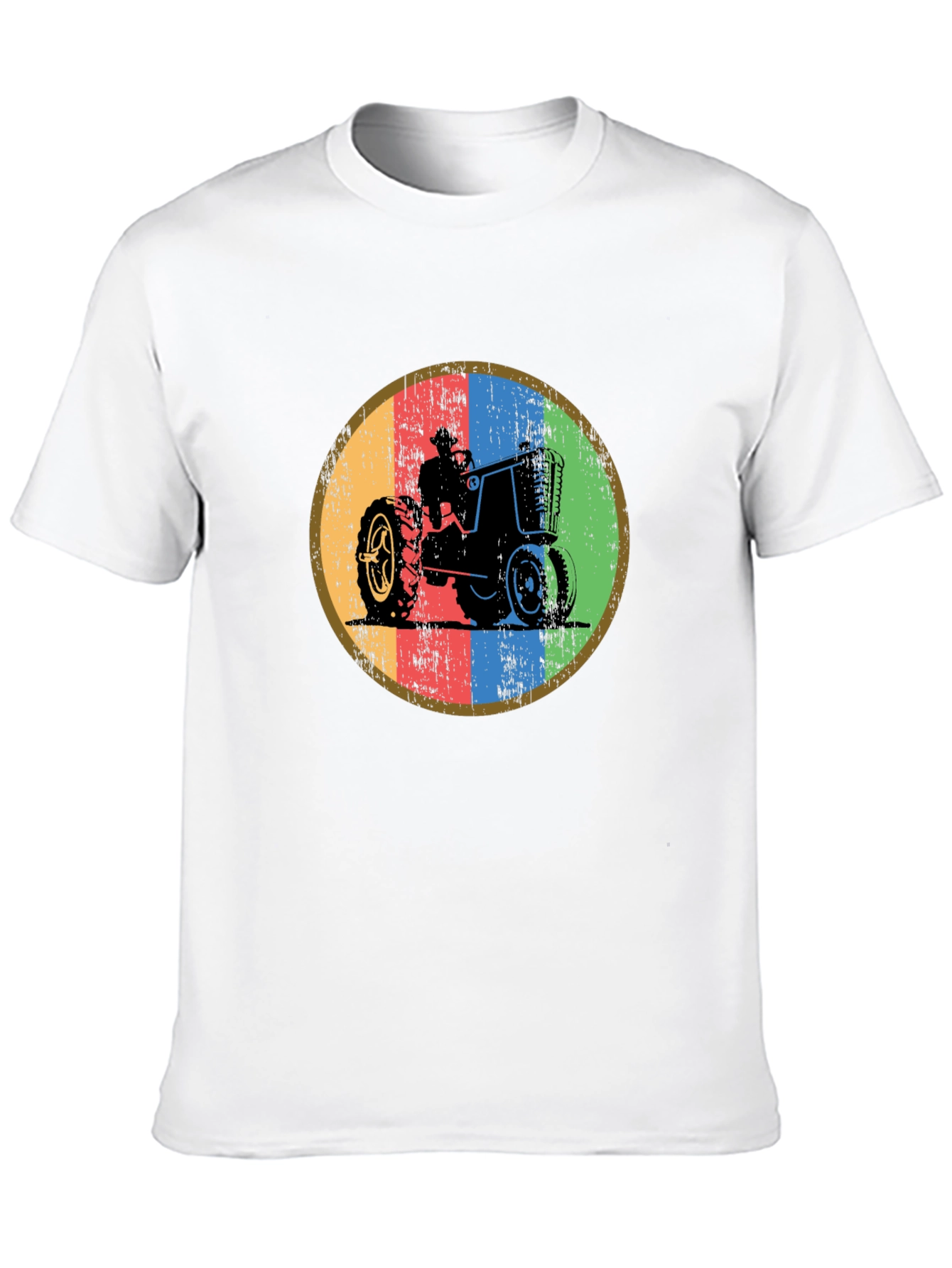 Retro Tractor Graphic Tee - Farm Life T-Shirt
