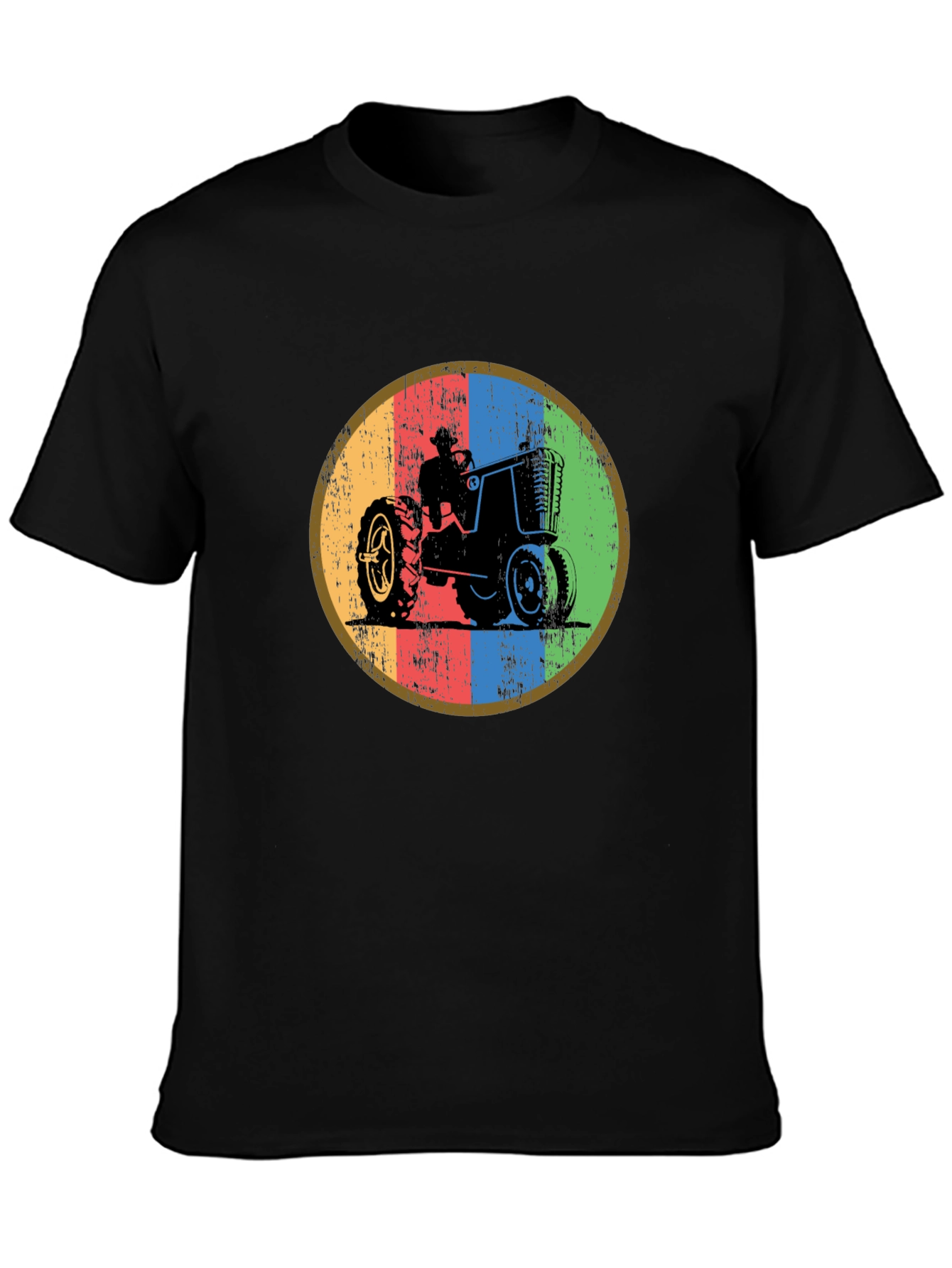 Retro Tractor Graphic Tee - Farm Life T-Shirt