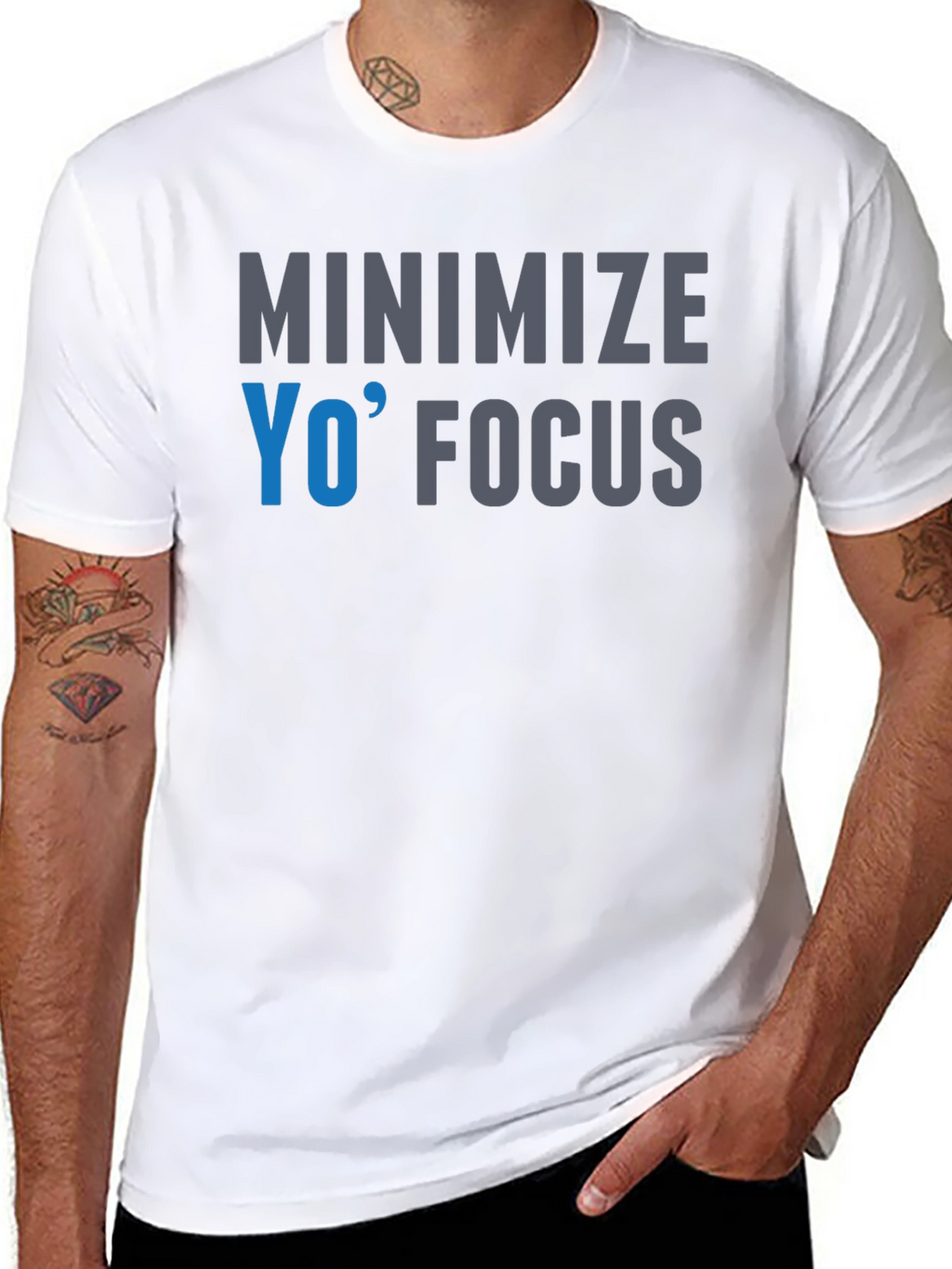 Minimize Yo Focus Graphic T-Shirt