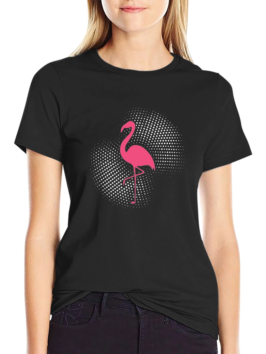 Cool Flamingo Graphic T-Shirt - Stylish Bird Tee