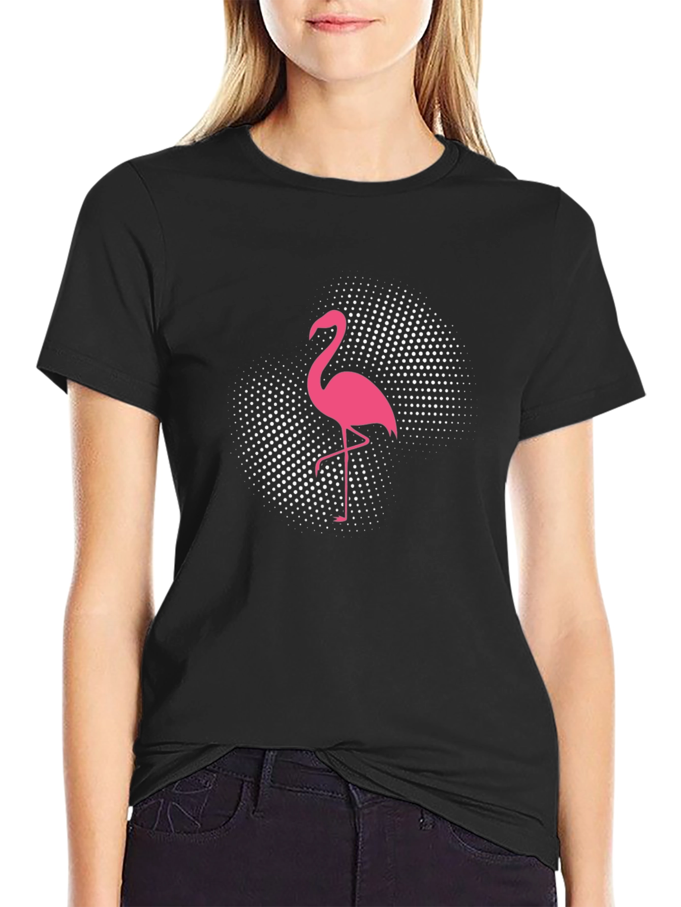 Cool Flamingo Graphic T-Shirt - Stylish Bird Tee