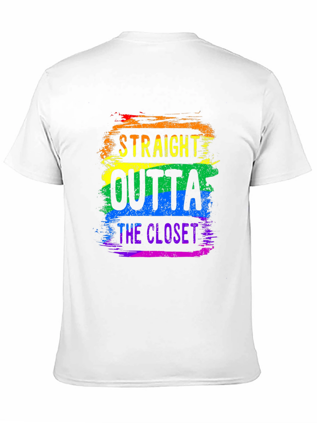 Straight Outta the Closet Rainbow Pride T-Shirt