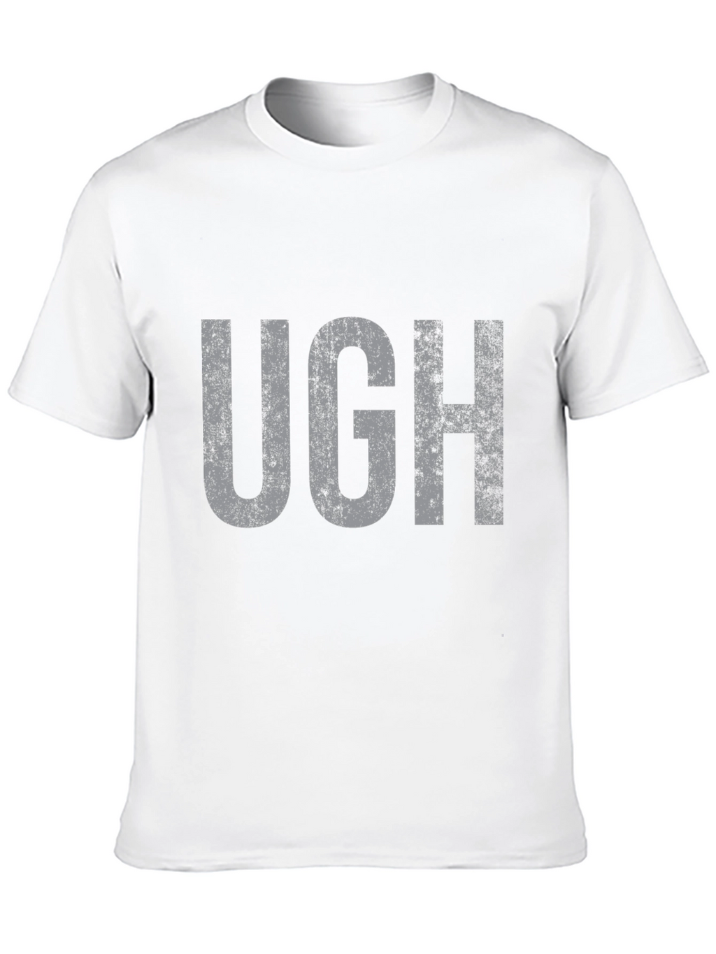Ugh Graphic Tee - Distressed Print