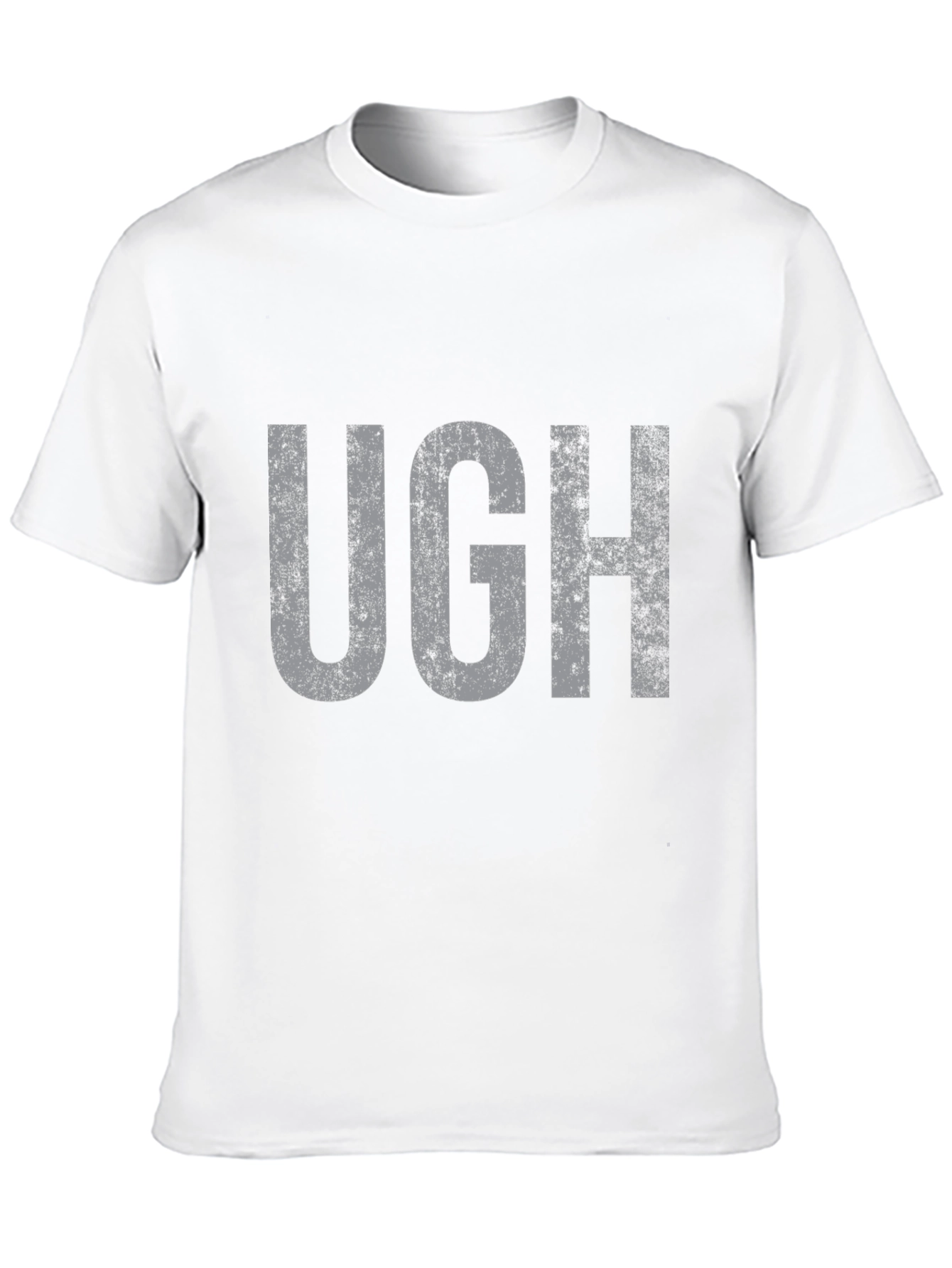 Ugh Graphic Tee - Distressed Print