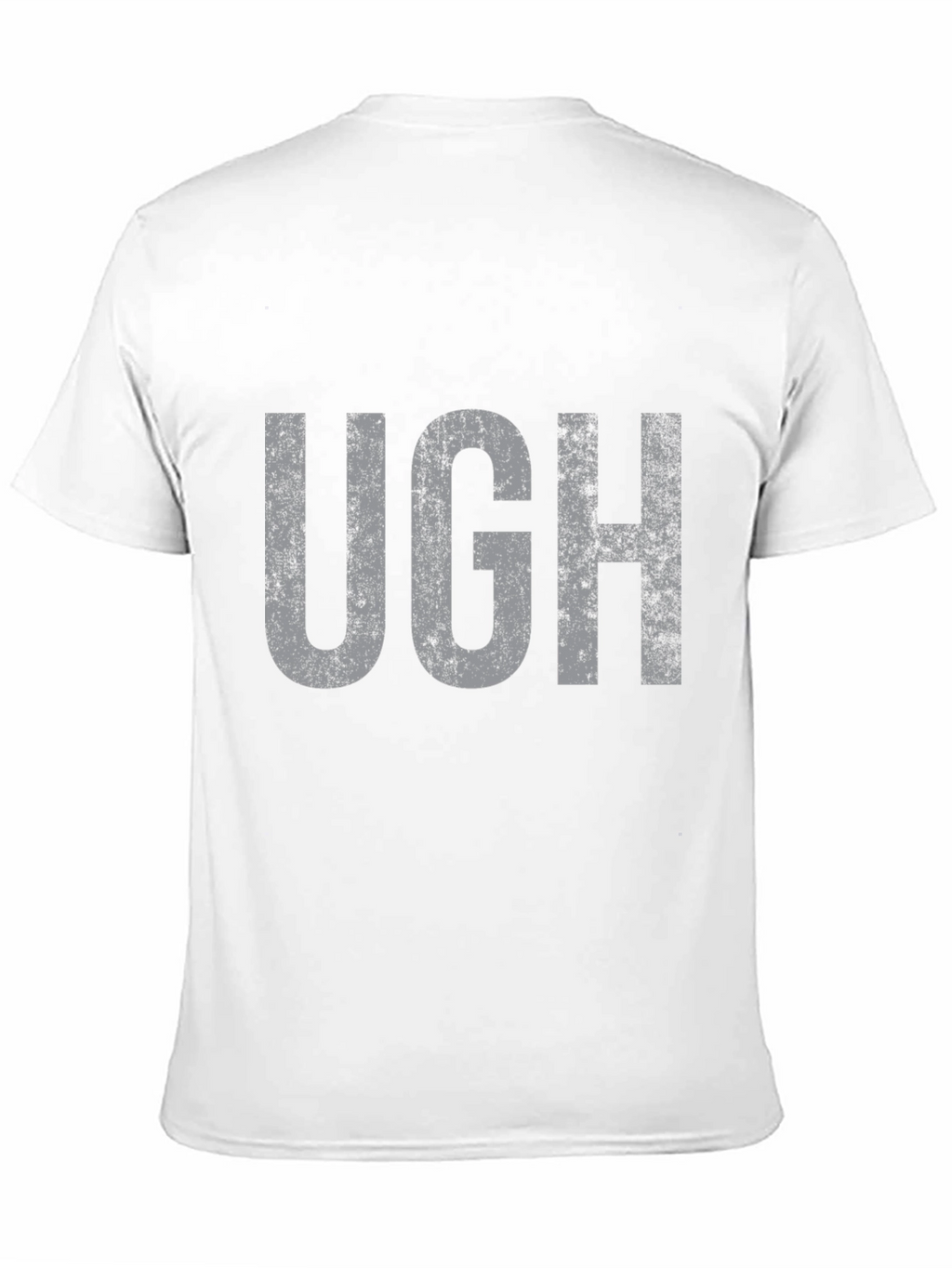 Ugh Graphic Tee - Distressed Print
