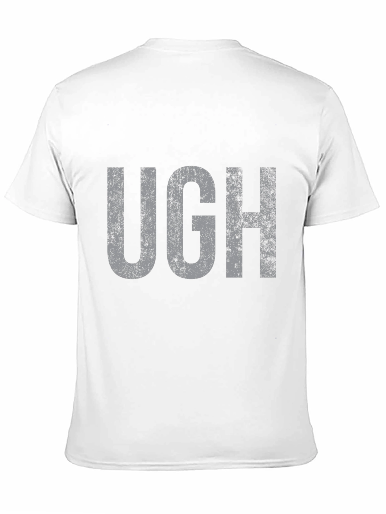 Ugh Graphic Tee - Distressed Print
