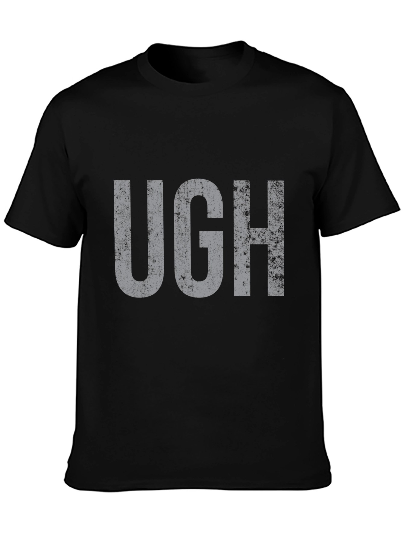 Ugh Graphic Tee - Distressed Print
