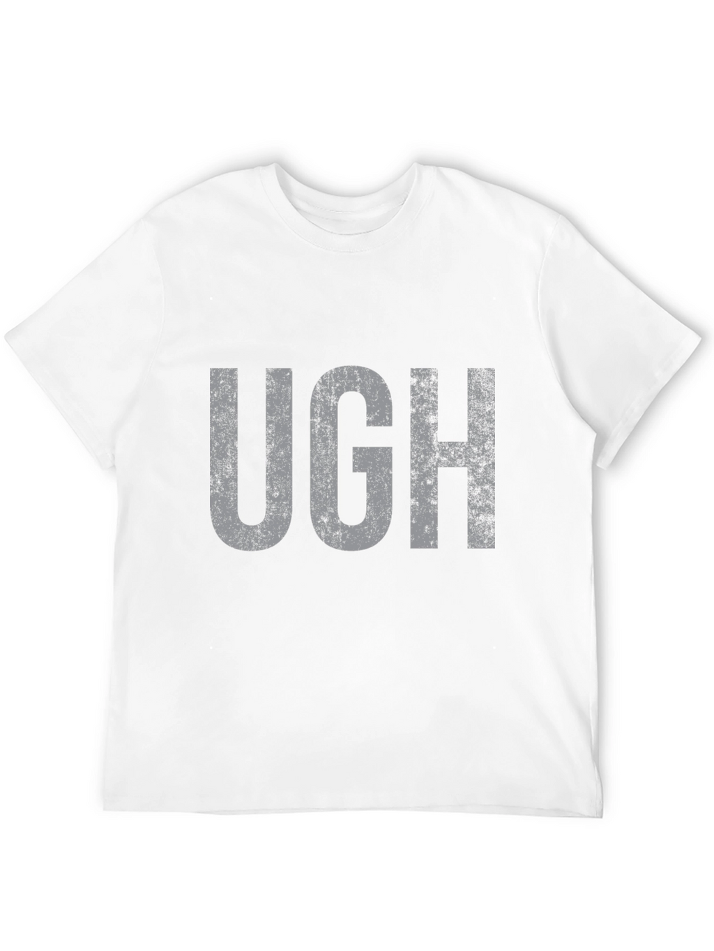 Ugh Graphic Tee - Distressed Print