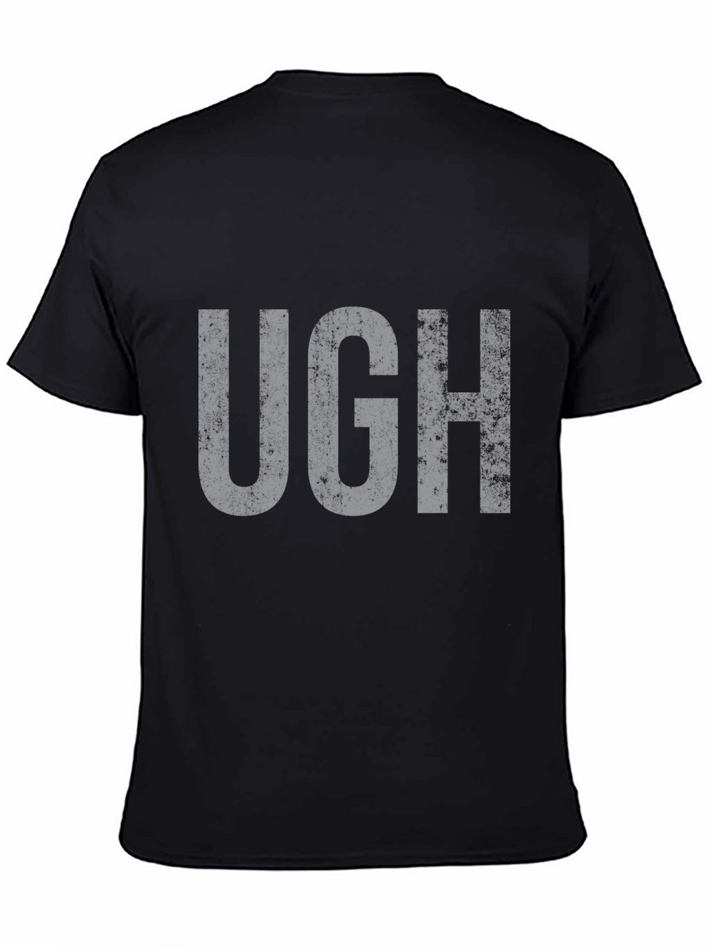 Ugh Graphic Tee - Distressed Print