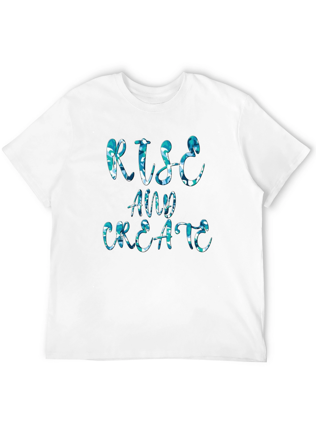 Rise and Create Graphic Tee - Mens Fashion