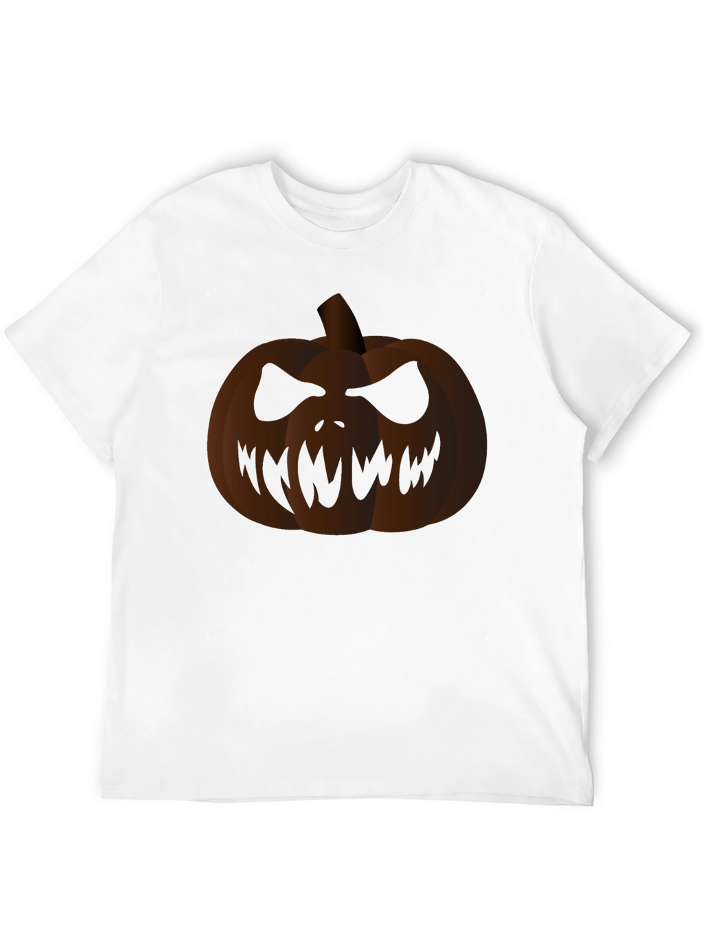 Spooky Pumpkin Graphic Black T-Shirt