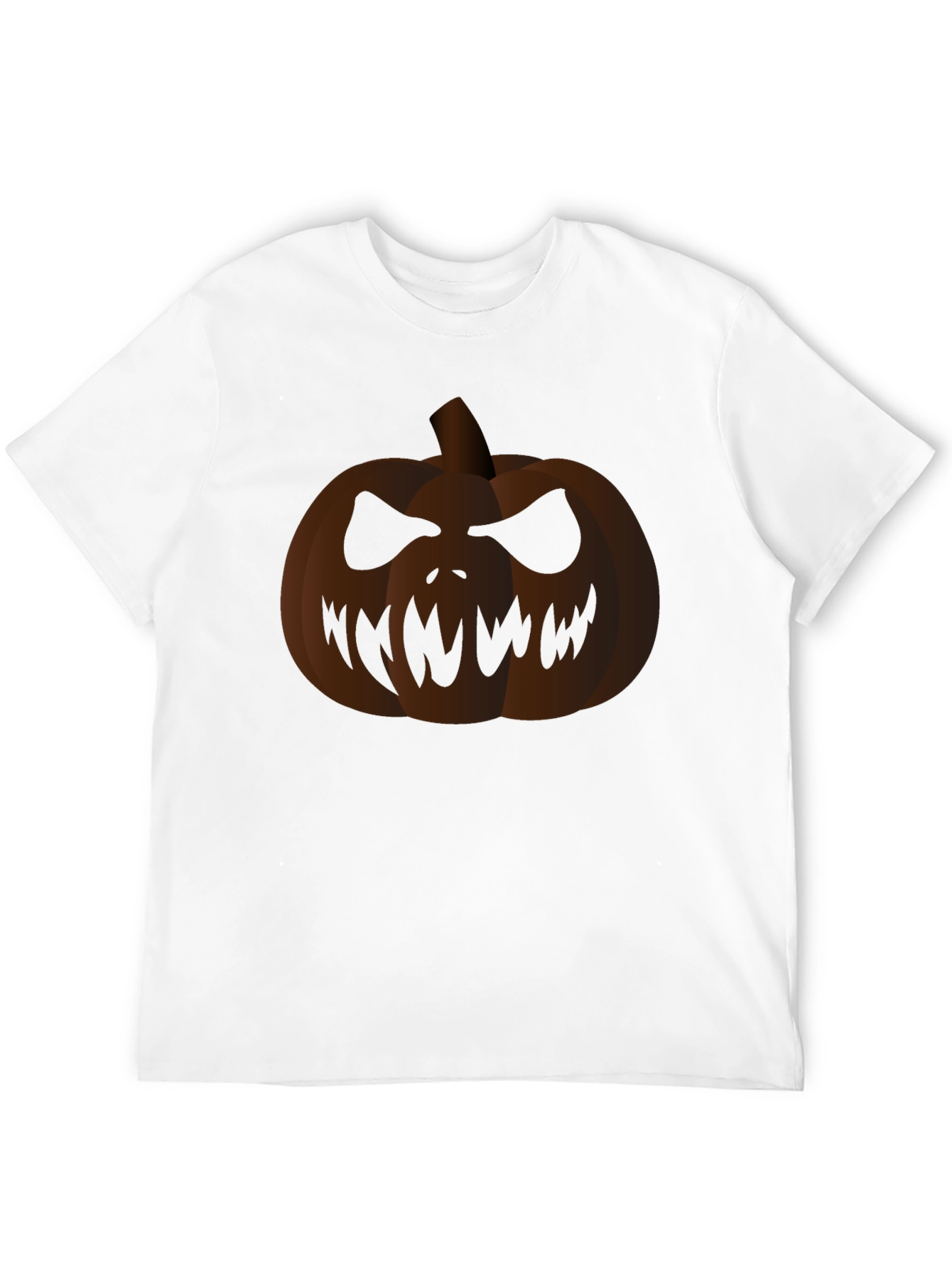 Spooky Pumpkin Graphic Black T-Shirt