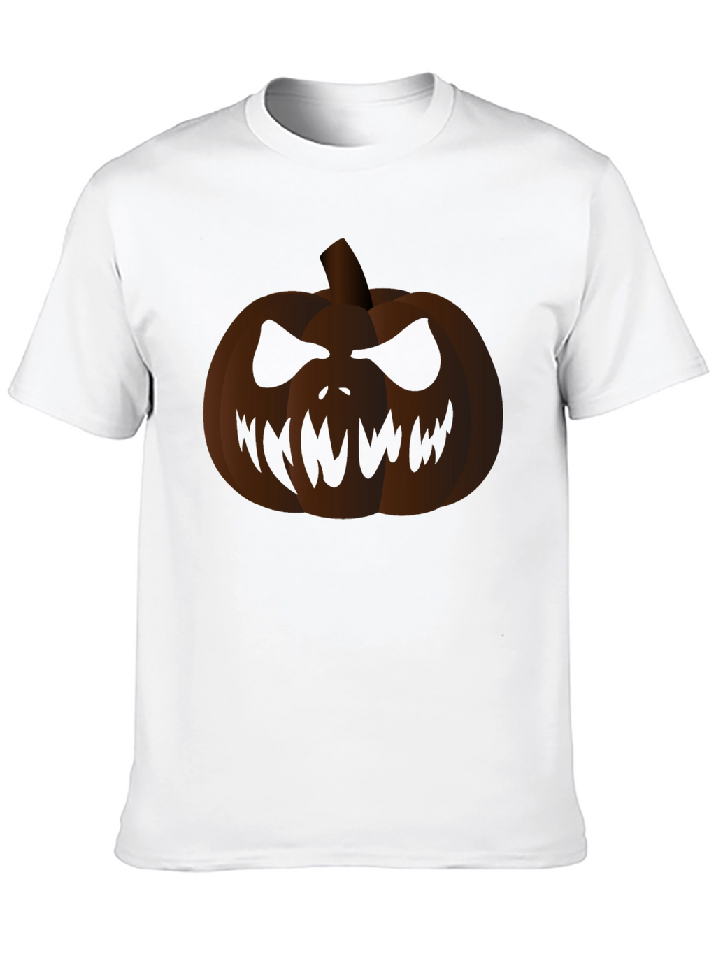Spooky Pumpkin Graphic Black T-Shirt