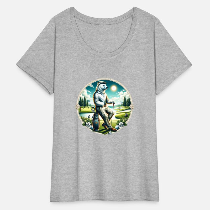 Ace Albatross: The Dapper White Bear Golfer