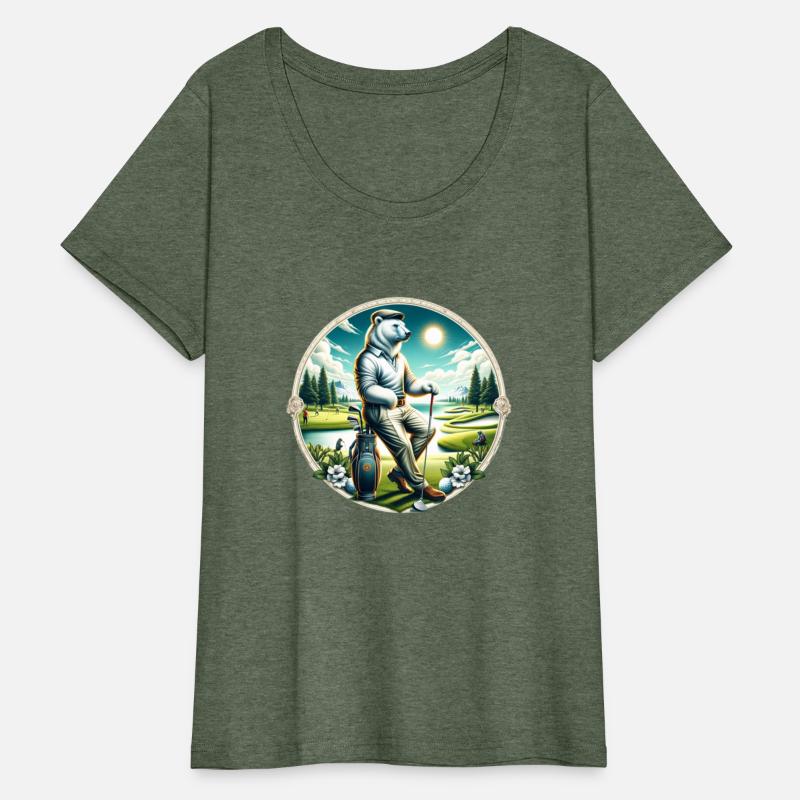 Ace Albatross: The Dapper White Bear Golfer