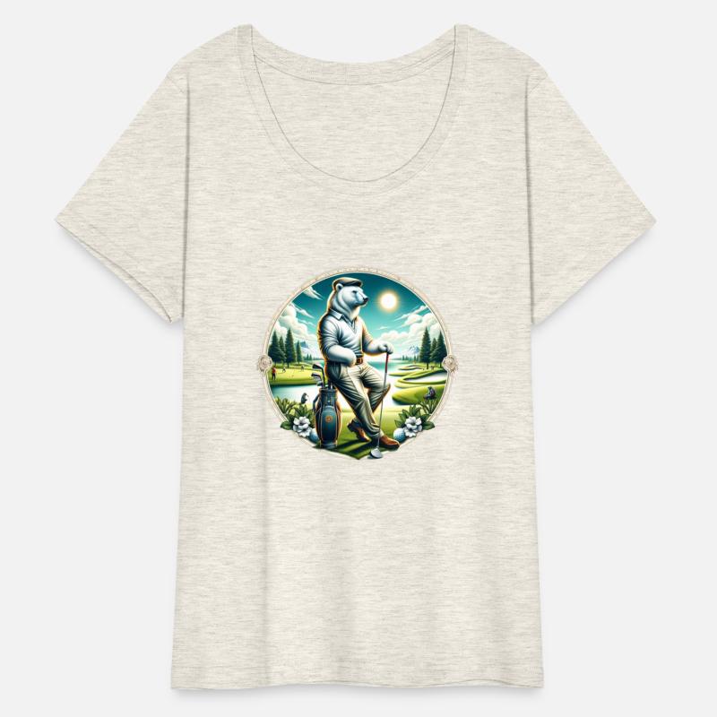 Ace Albatross: The Dapper White Bear Golfer