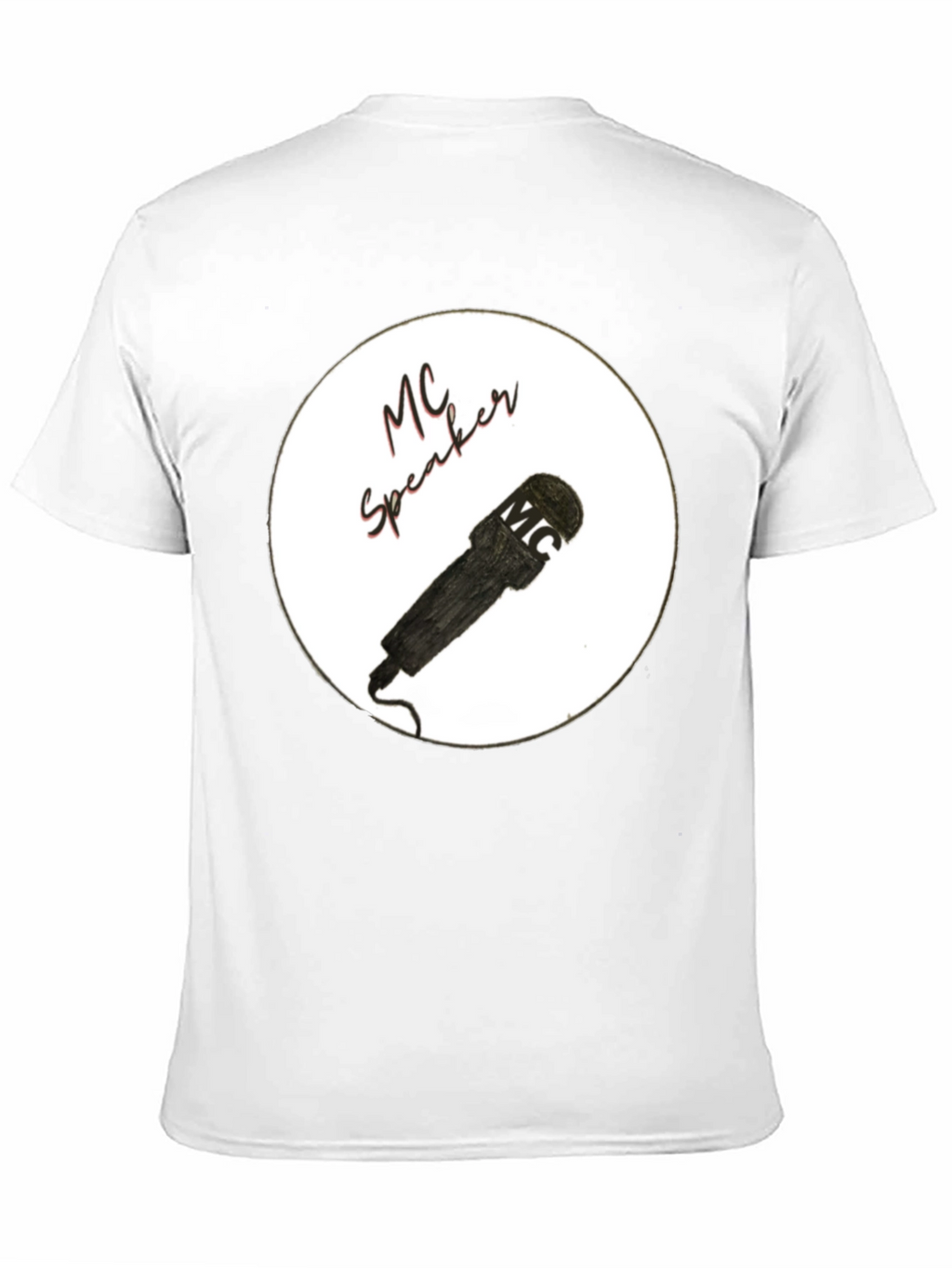 MC Speaker Black T-Shirt - Stylish Music Lover Tee