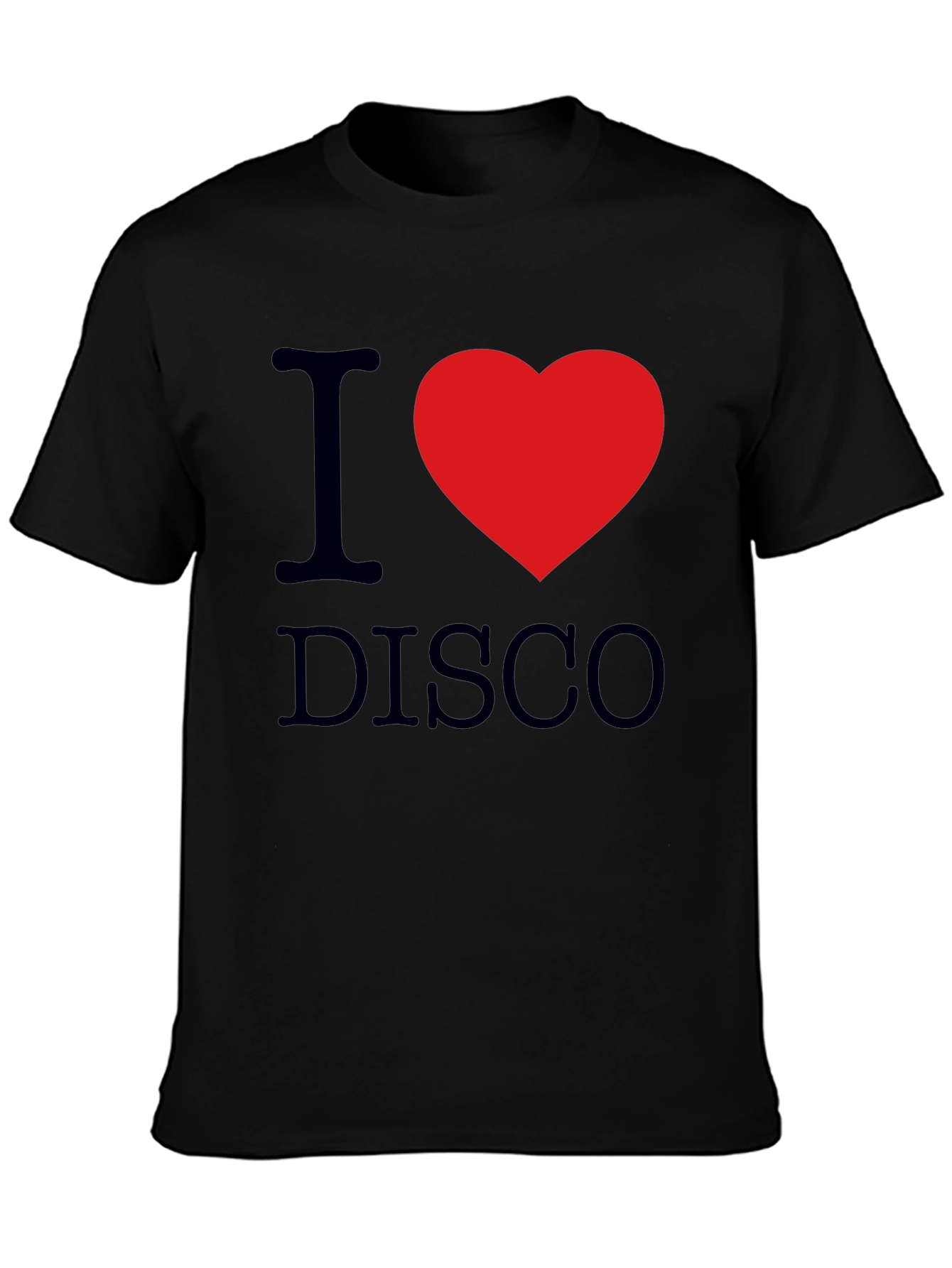 I Heart Disco Black T-Shirt