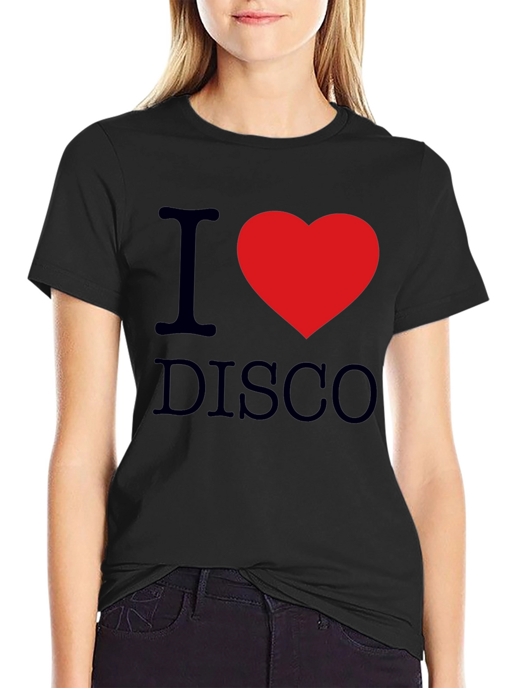 I Heart Disco Black T-Shirt