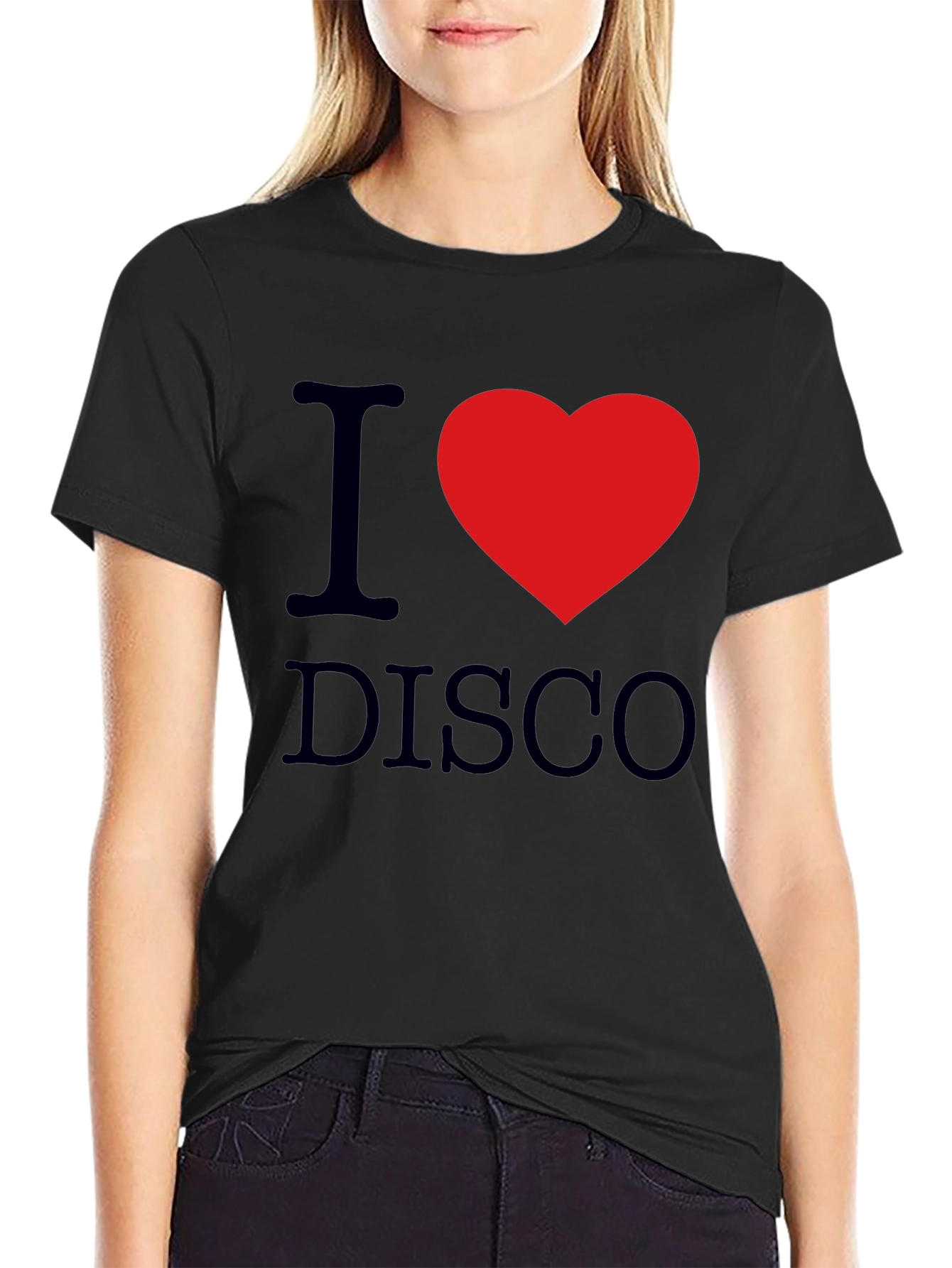 I Heart Disco Black T-Shirt