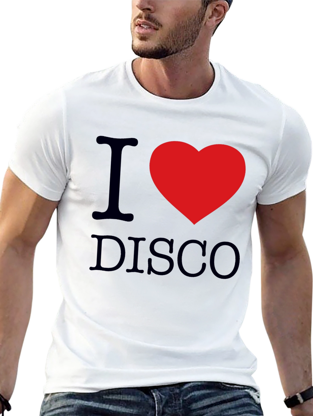 I Heart Disco Black T-Shirt