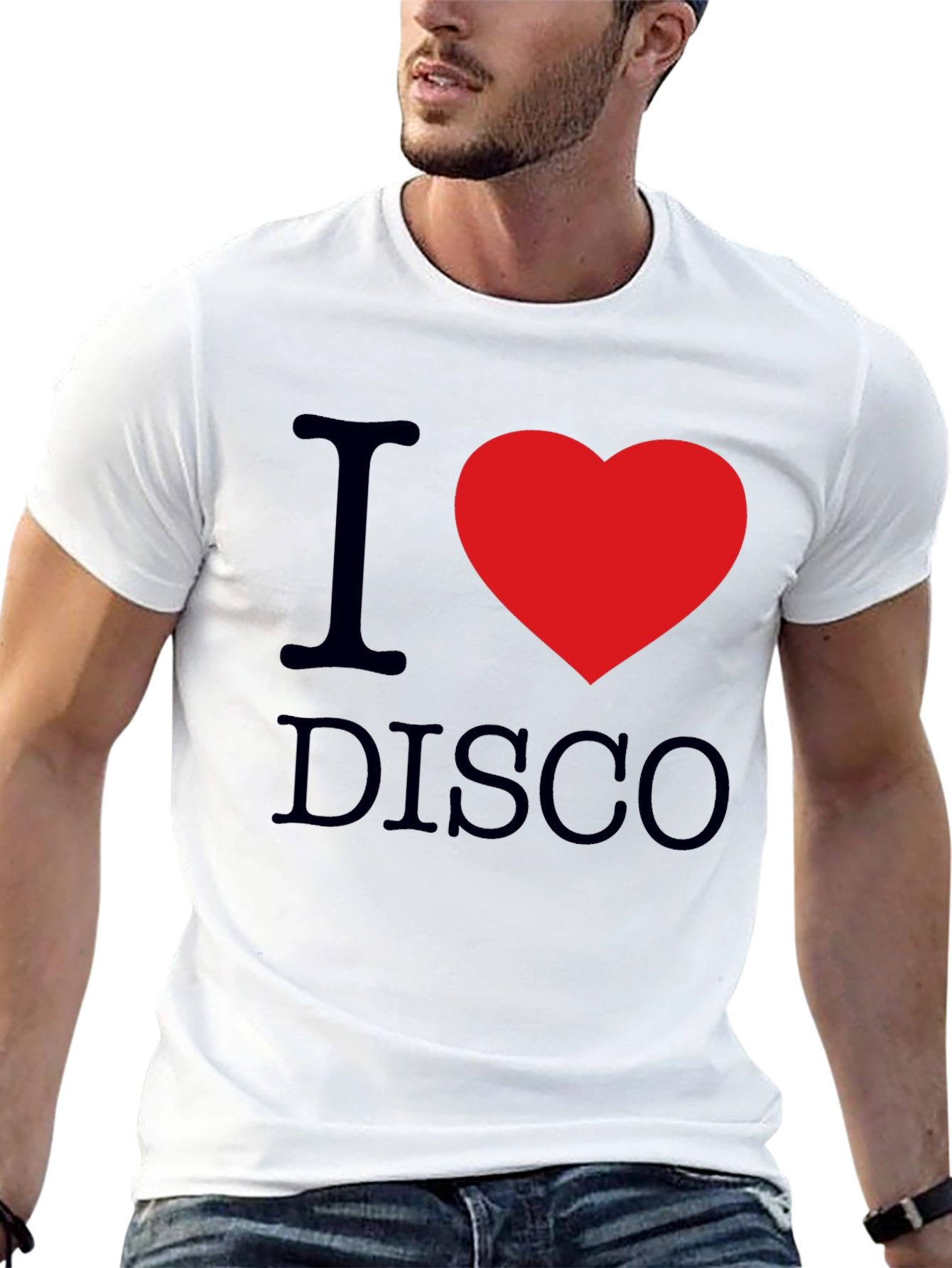 I Heart Disco Black T-Shirt