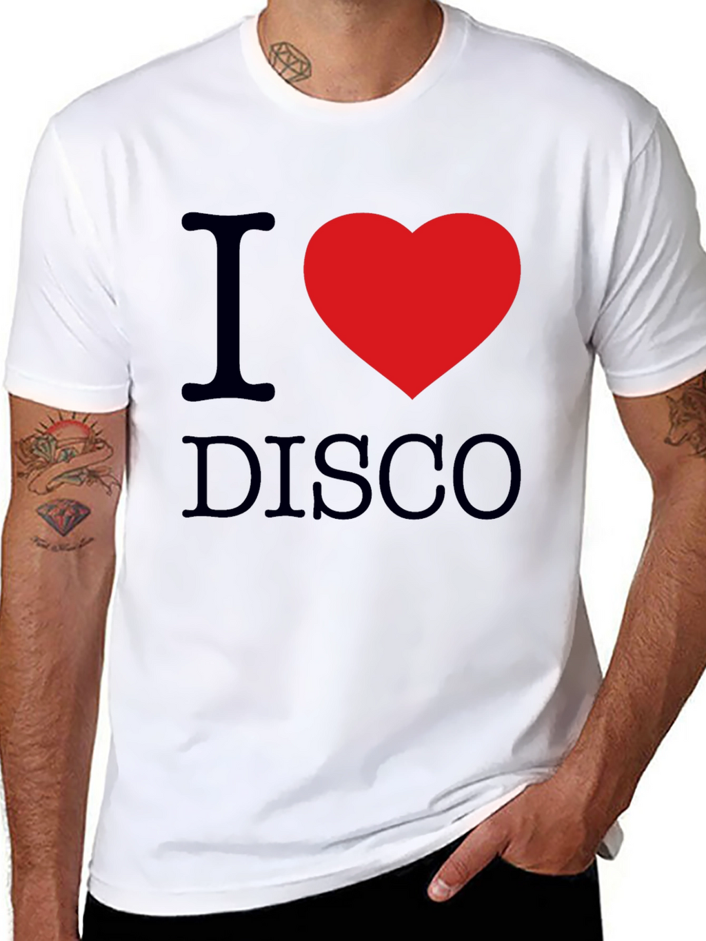 I Heart Disco Black T-Shirt