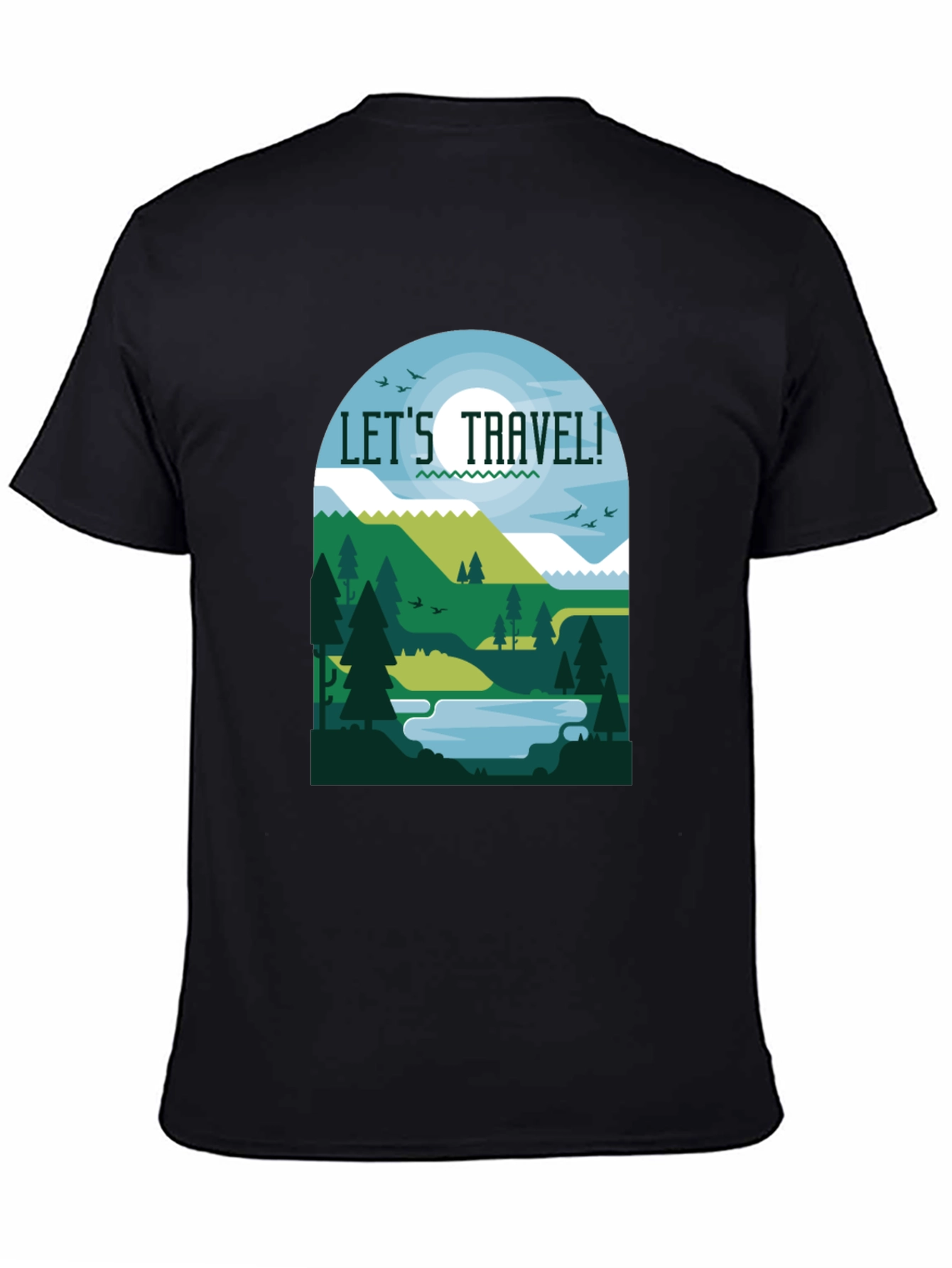 Lets Travel T-Shirt - Nature Inspired Tee
