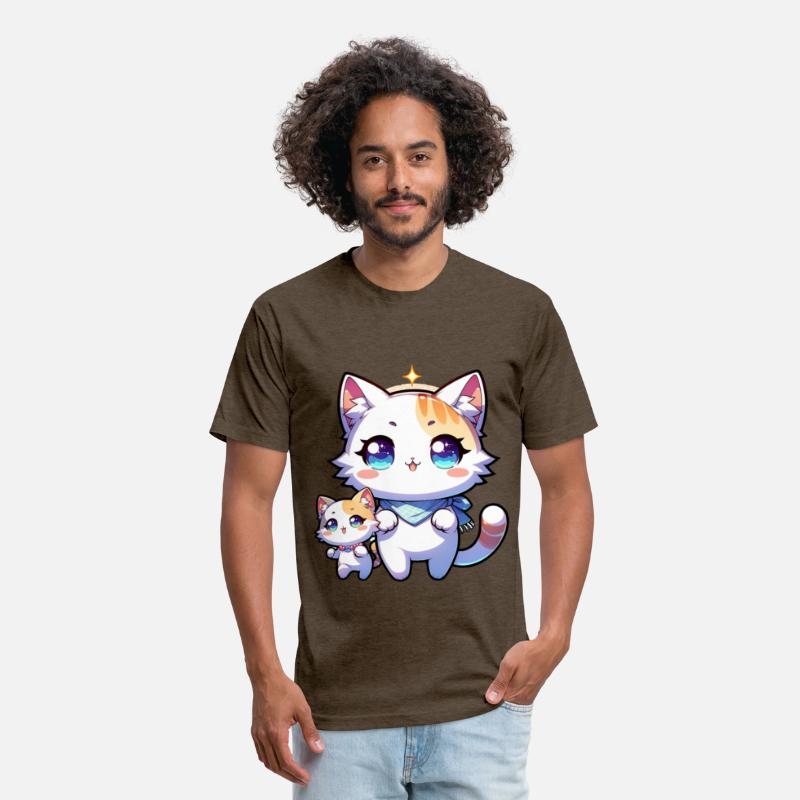 Adorable Kawaii Cats with Big Sparkling Eyes and